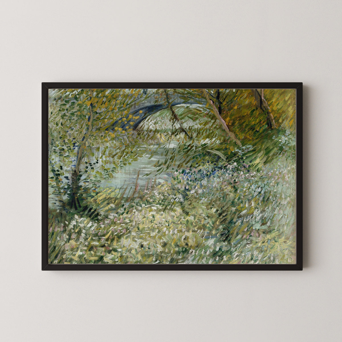 Vincent van Gogh — River Bank in Springtime | Fine Art Print - 9ArtPrints