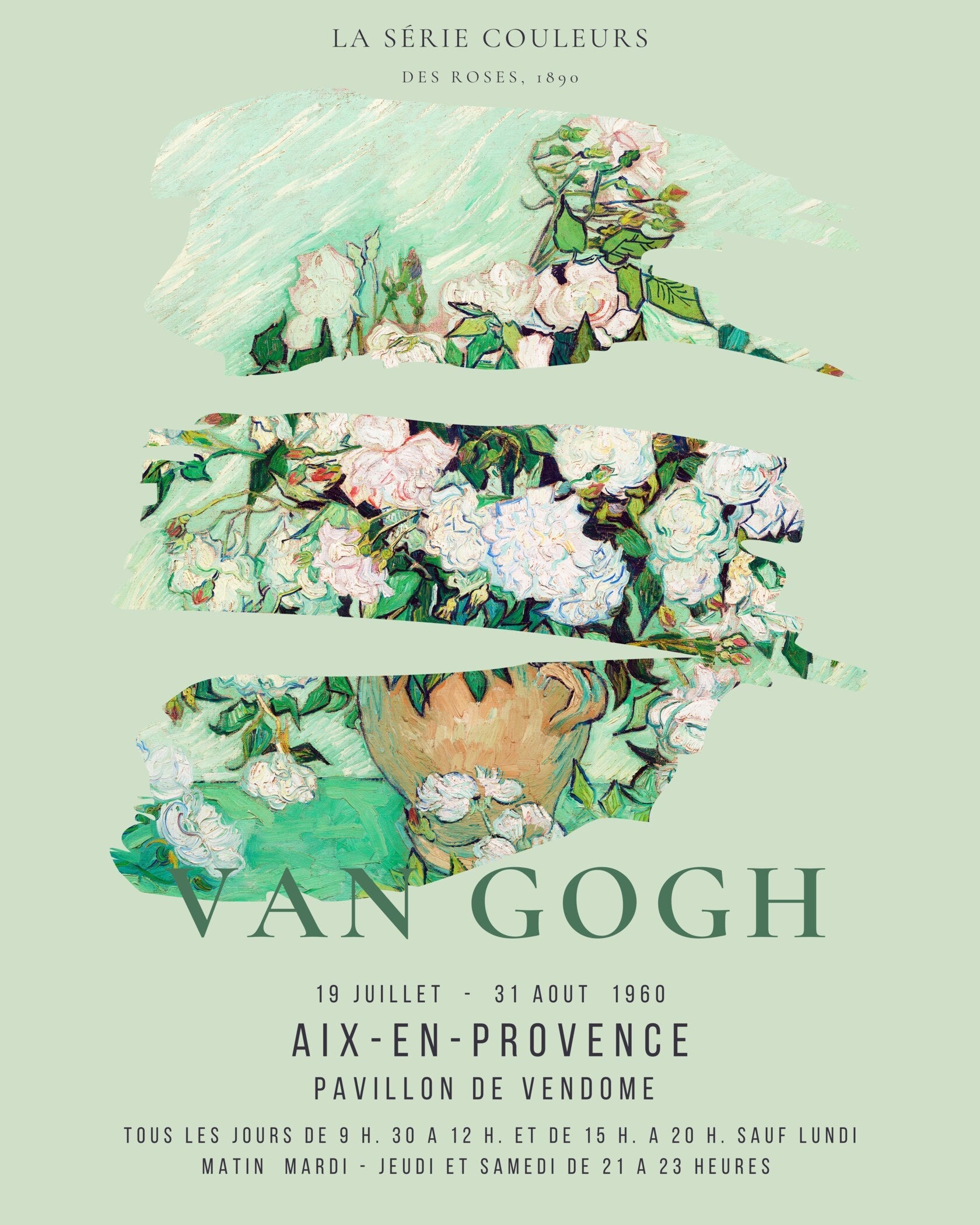 Vincent Van Gogh — Roses | Fine Art Print - 9ArtPrints