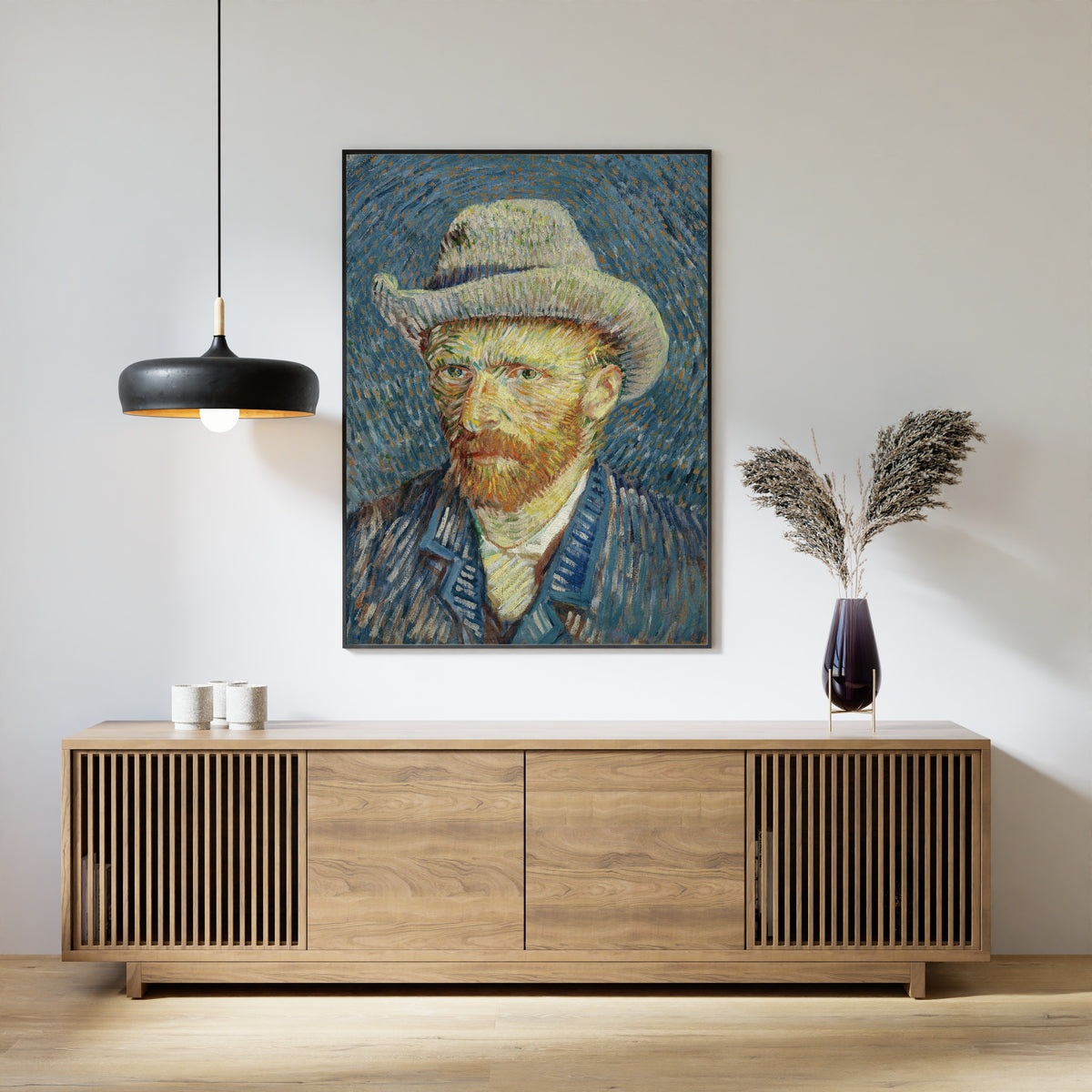 Vincent van Gogh — Self-Portrait with Grey Felt Hat | Fine Art Print - 9ArtPrints