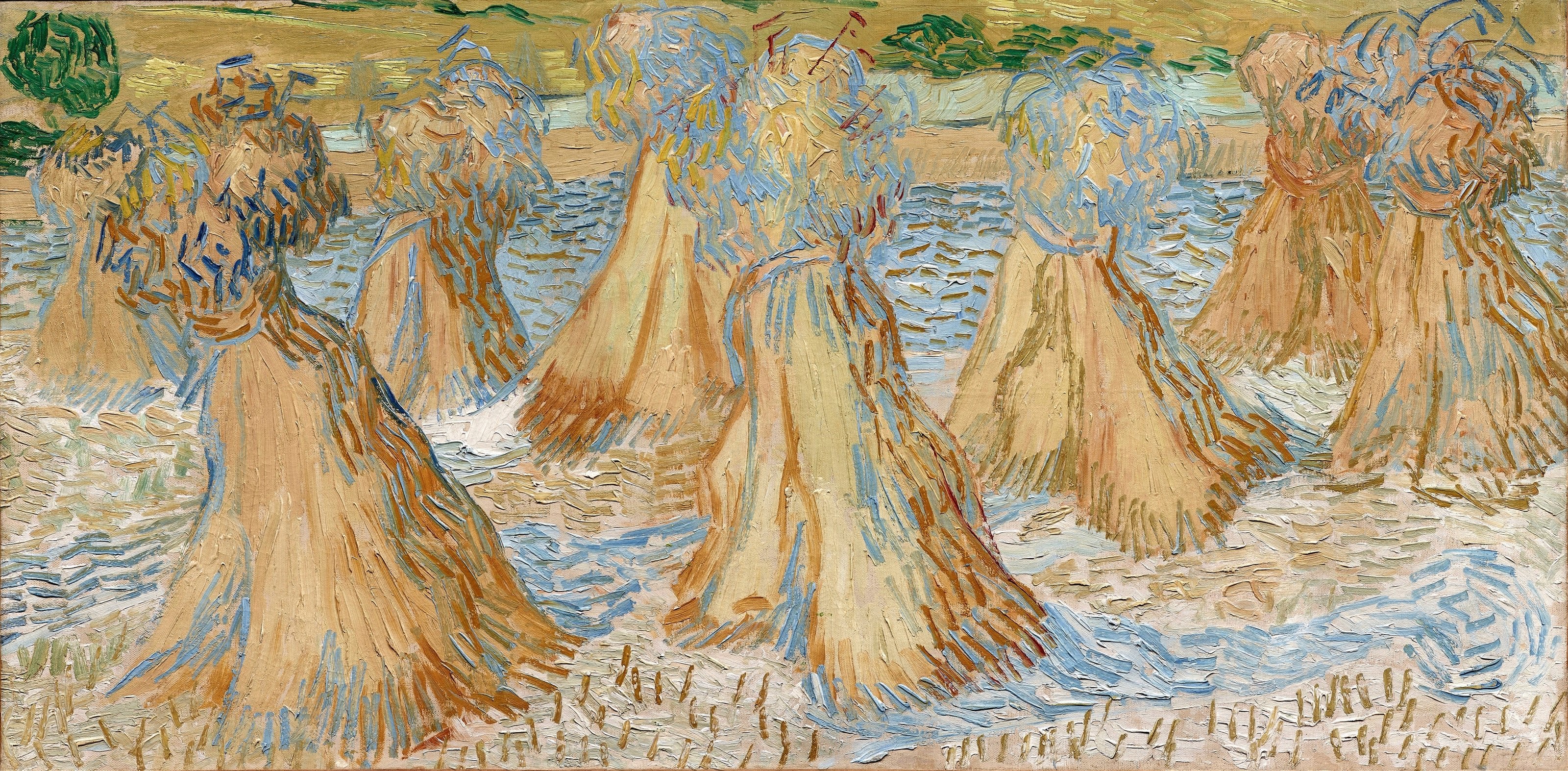 Vincent van Gogh — Sheaves of Wheat | Fine Art Print - 9ArtPrints