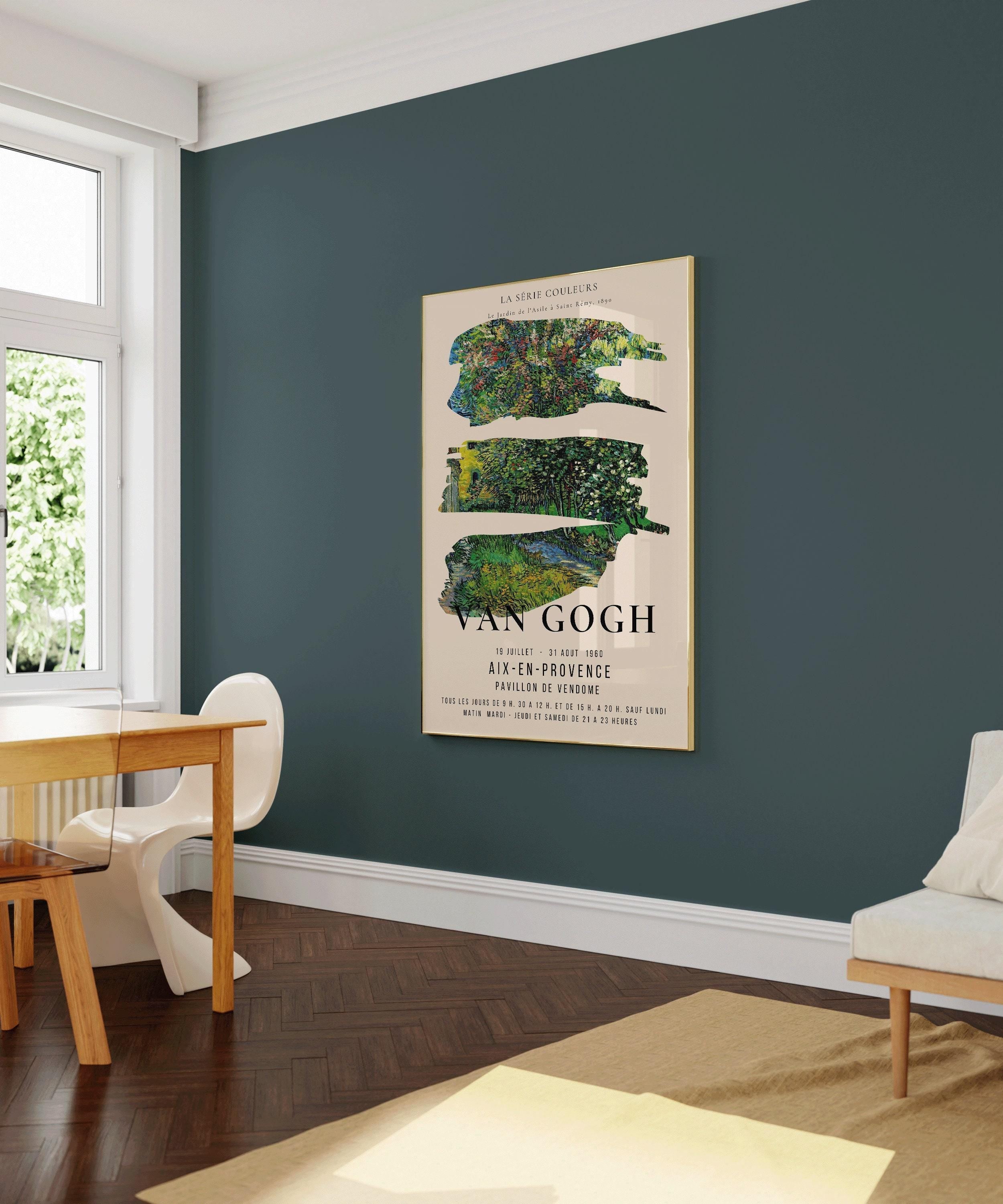 Vincent Van Gogh - St. Remy | Iconic Classic Impressionist Exhibition Poster Fine Art Print