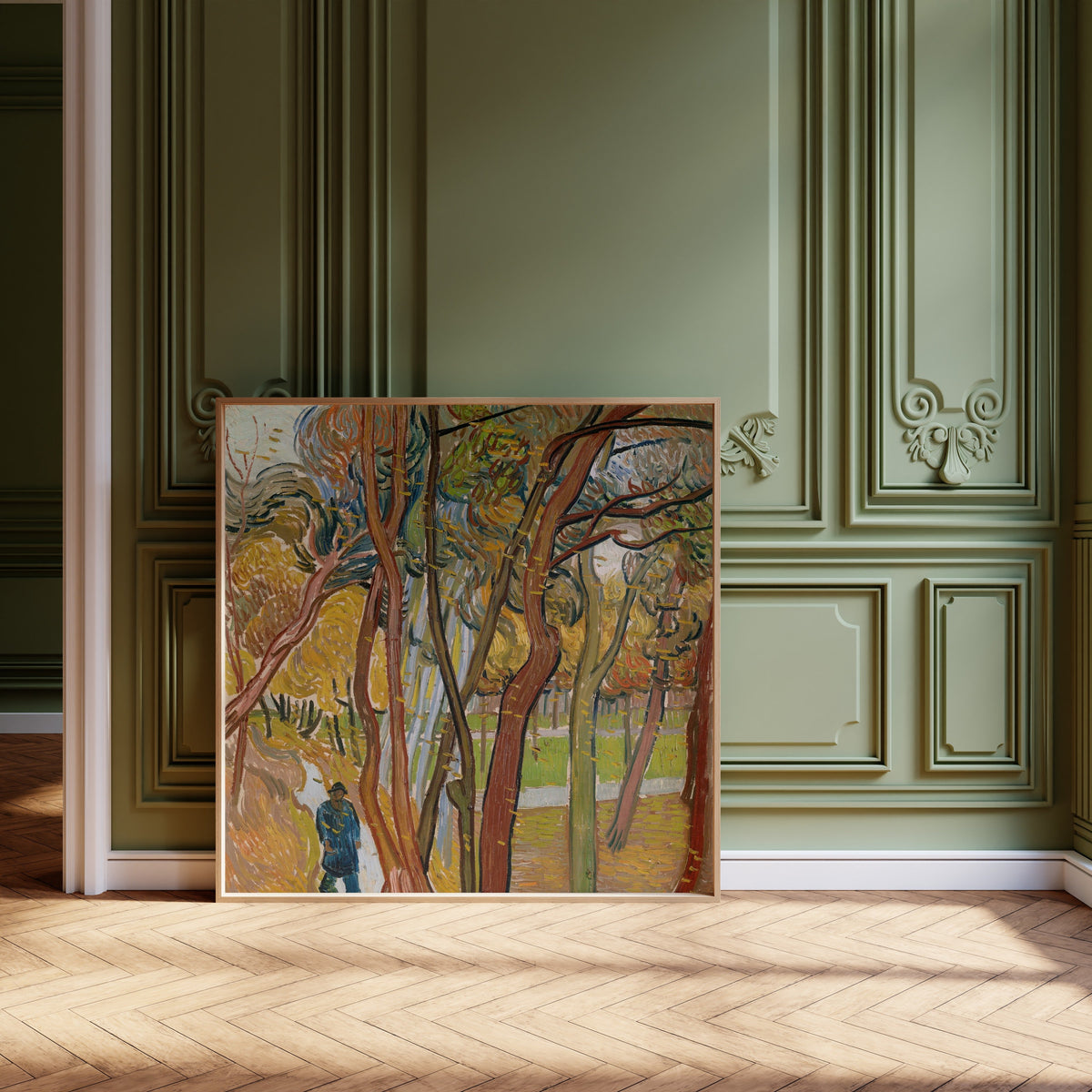 Vincent van Gogh — The Garden of Saint-Paul Hospital (The Fall of the Leaves) | Fine Art Print - 9ArtPrints