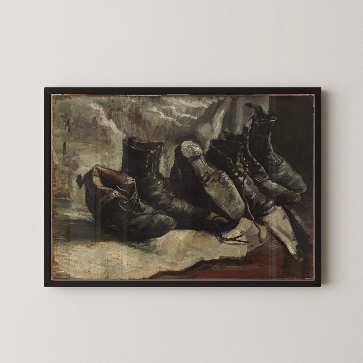 Vincent van Gogh — Three Pairs of Shoes | Fine Art Print - 9ArtPrints