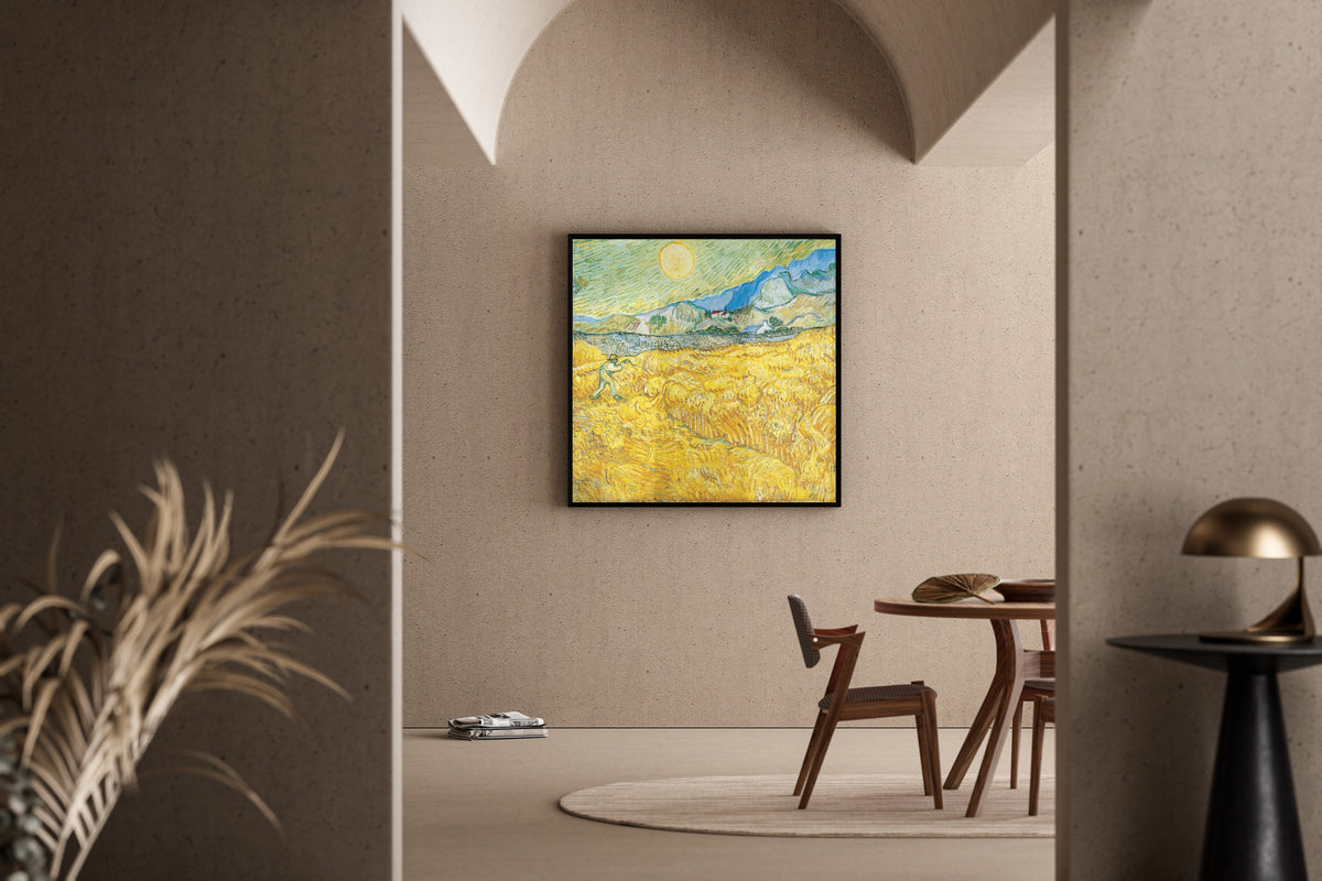 Vincent van Gogh — Wheatfield with a Reaper | Fine Art Print - 9ArtPrints
