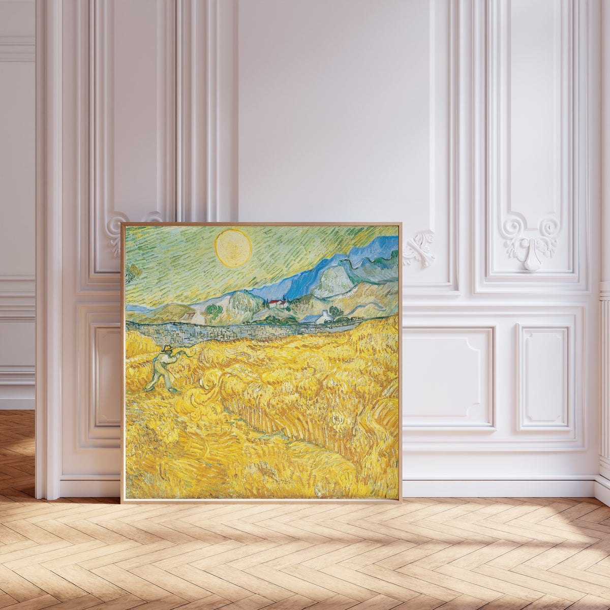 Vincent van Gogh — Wheatfield with a Reaper | Fine Art Print - 9ArtPrints