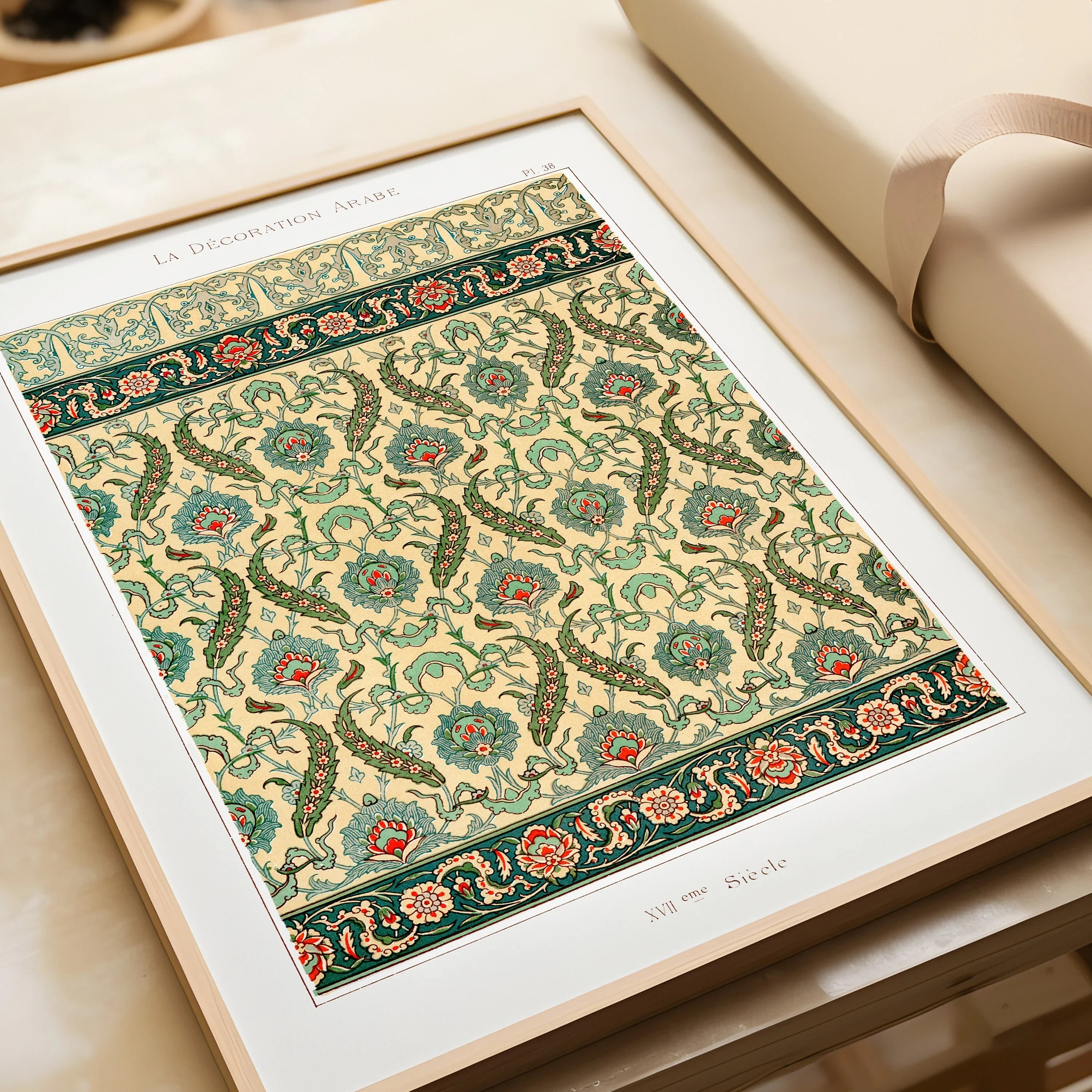 Vintage Arabian Pattern Print Set: Museum Quality Wall Art - 9ArtPrints