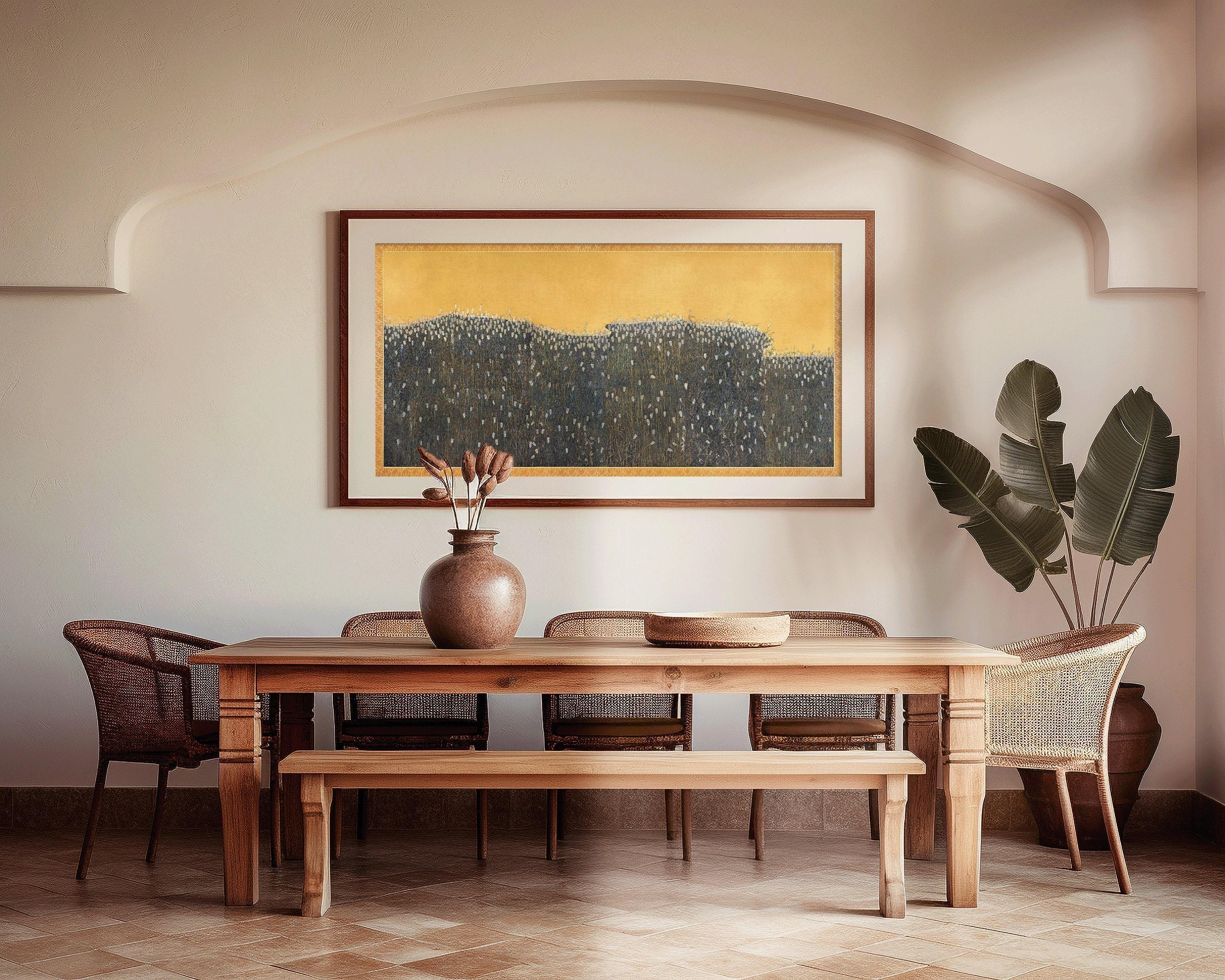 Vintage Barley Field Art Print: 17th Century Panoramic Landscape (2x1) - 9ArtPrints