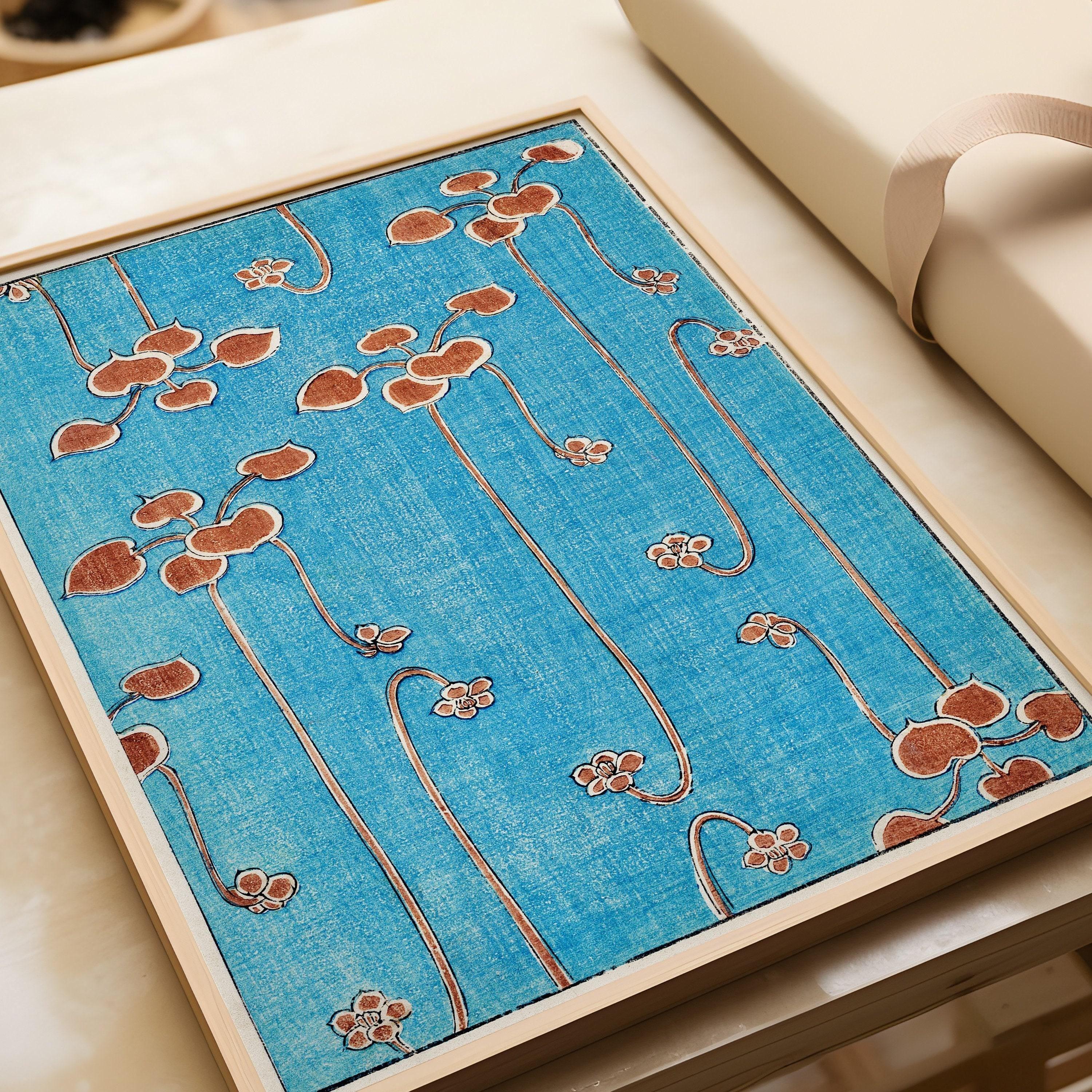 Vintage Japanese Botanical Art Print: Shin Bijutsukai Vine Illustration - 9ArtPrints