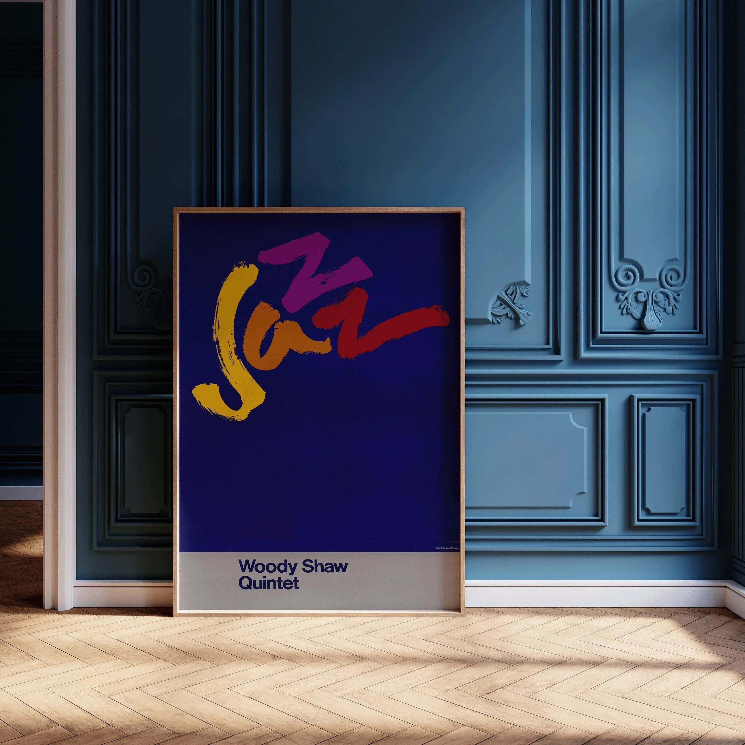 Vintage Music Poster - Jazz (USIA/Woody Shaw Quartet) | Available handframed or unframed - 9ArtPrints