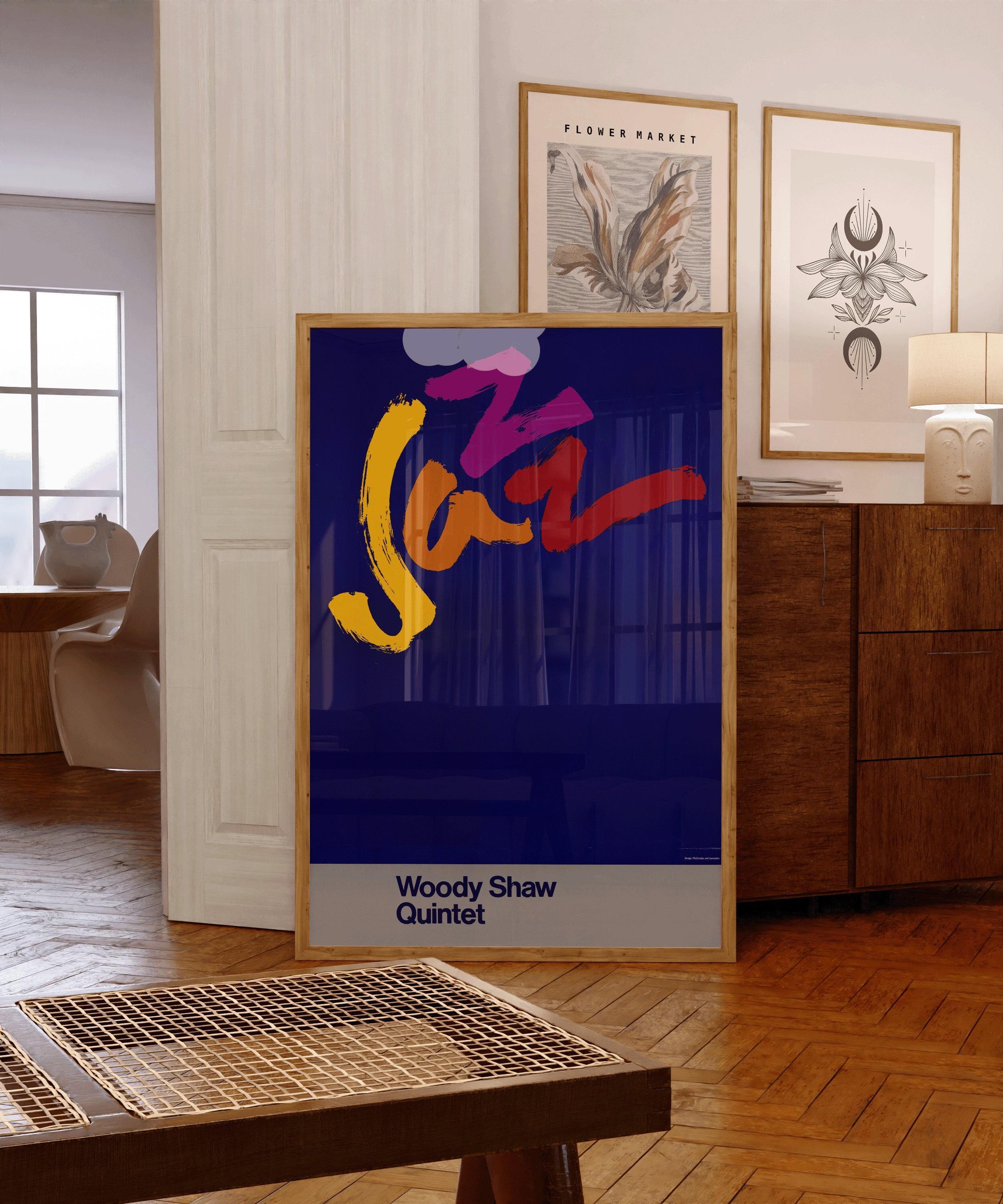 Vintage Music Poster - Jazz (USIA/Woody Shaw Quartet) | Available handframed or unframed - 9ArtPrints