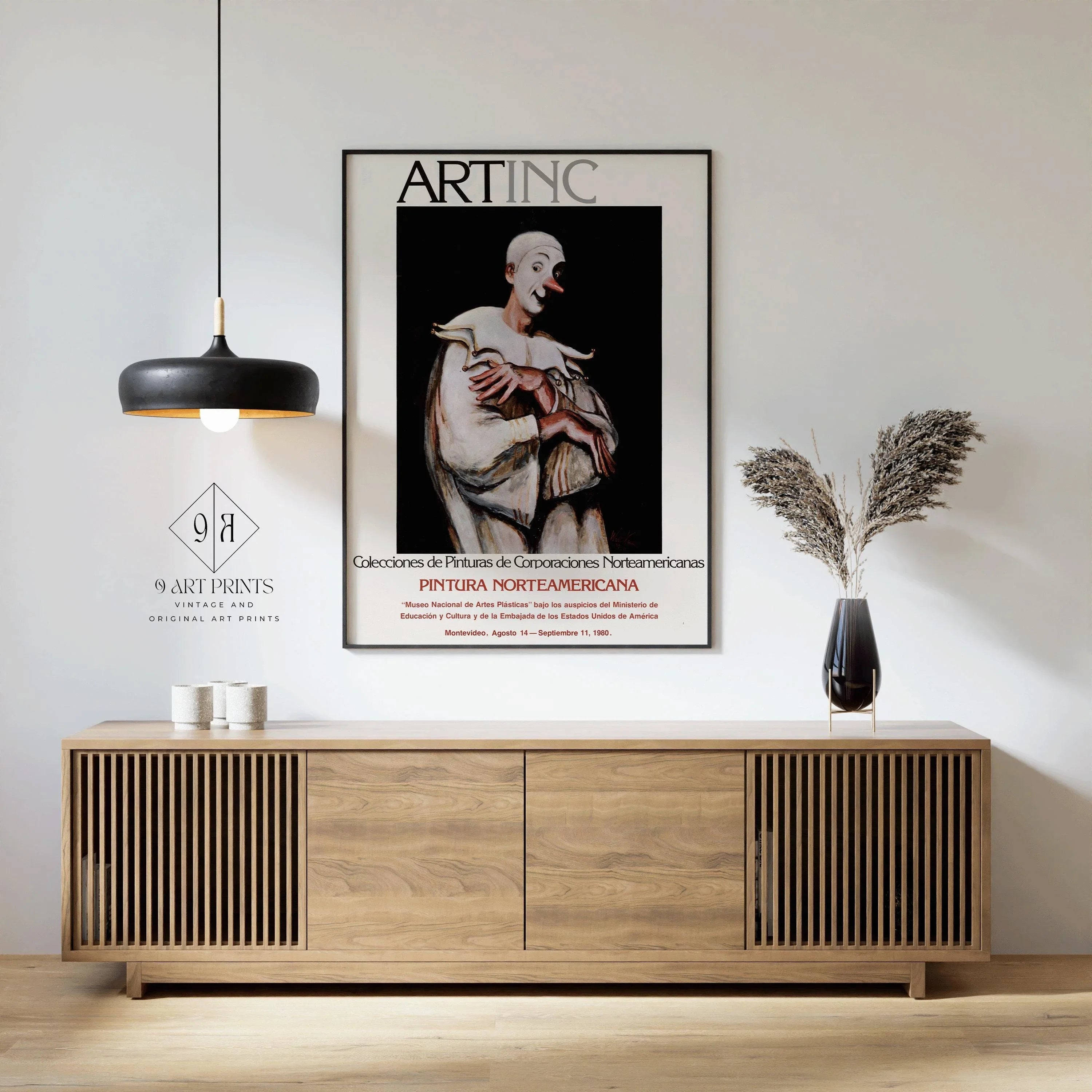Vintage Poster - ART INC (USIA Poster in Spanish) | Available handframed or unframed - 9ArtPrints