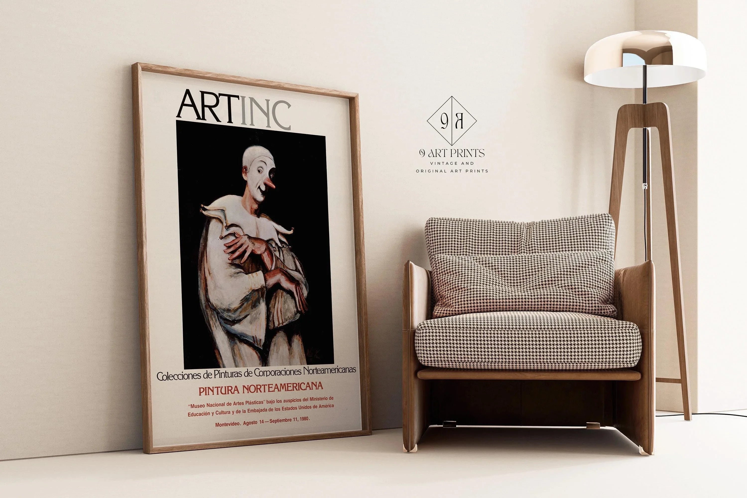 Vintage Poster - ART INC (USIA Poster in Spanish) | Available handframed or unframed - 9ArtPrints