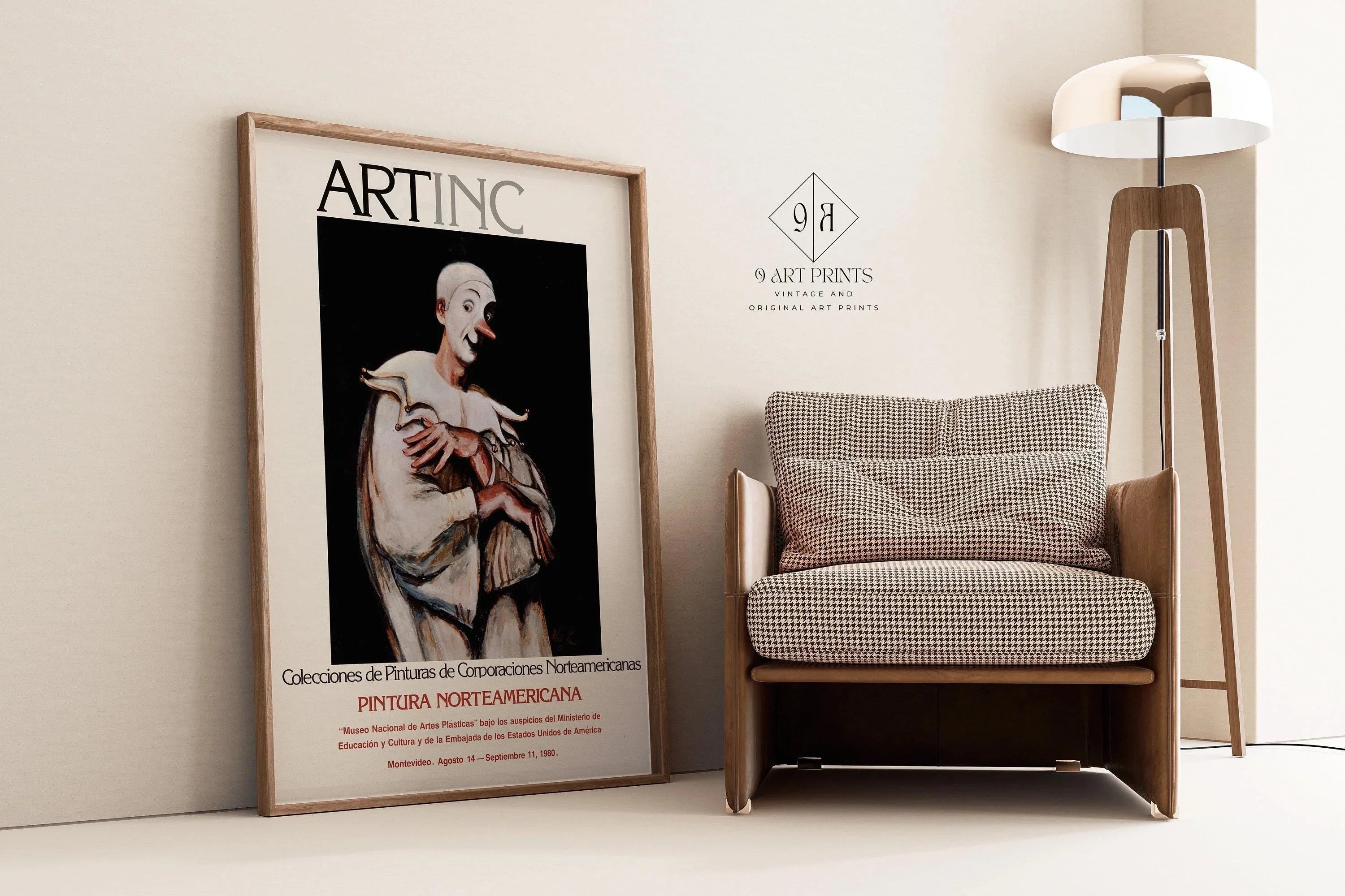 Vintage Poster - ART INC (USIA Poster in Spanish) | Available handframed or unframed - 9ArtPrints