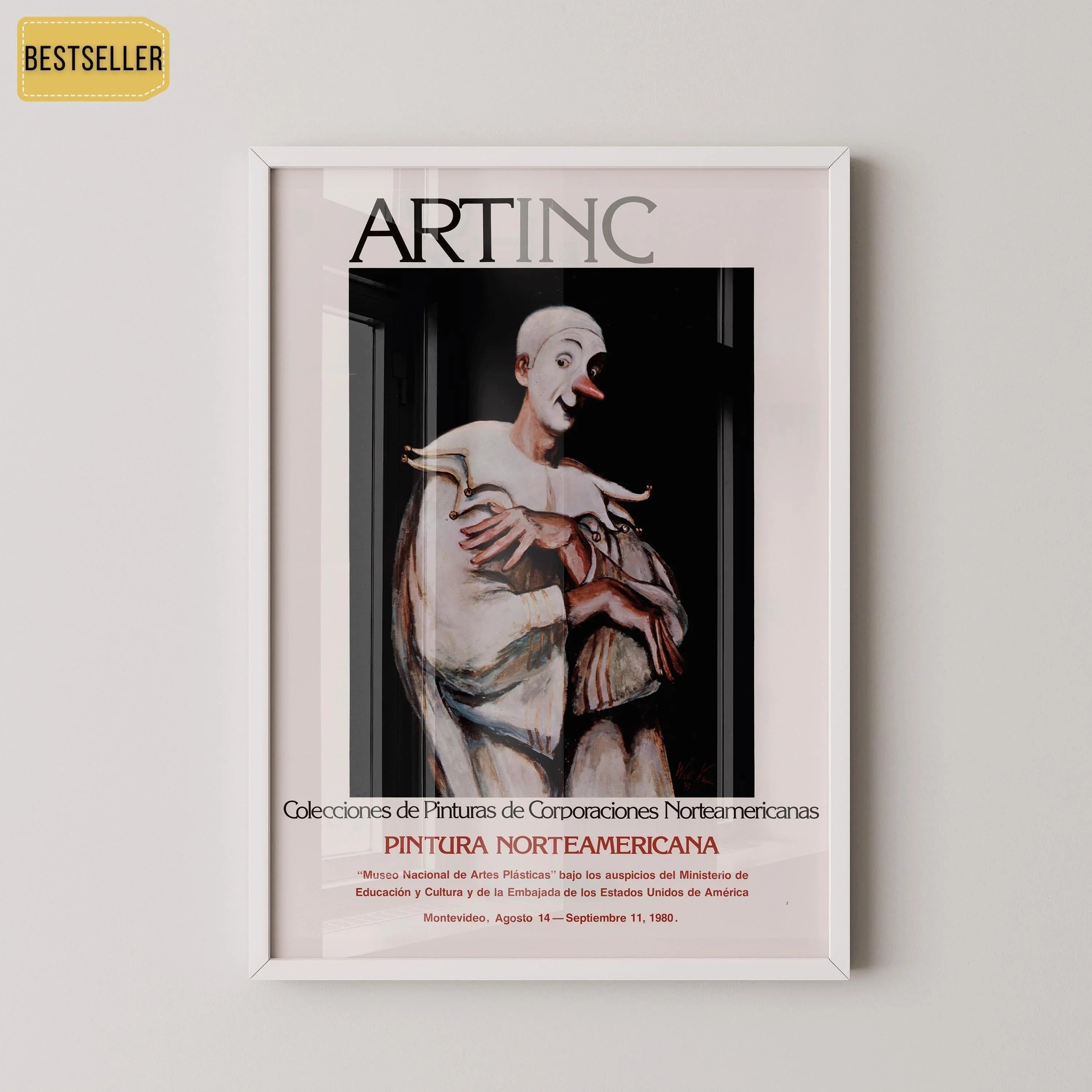 Vintage Poster - ART INC (USIA Poster in Spanish) | Available handframed or unframed - 9ArtPrints