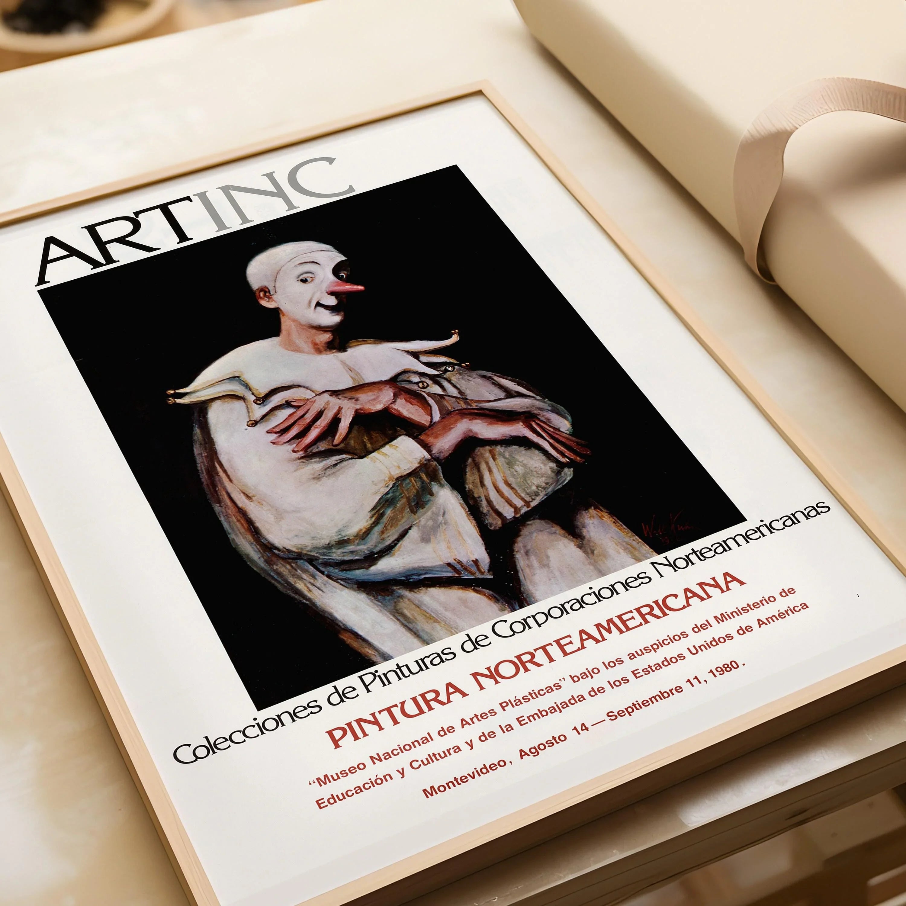 Vintage Poster - ART INC (USIA Poster in Spanish) | Available handframed or unframed - 9ArtPrints