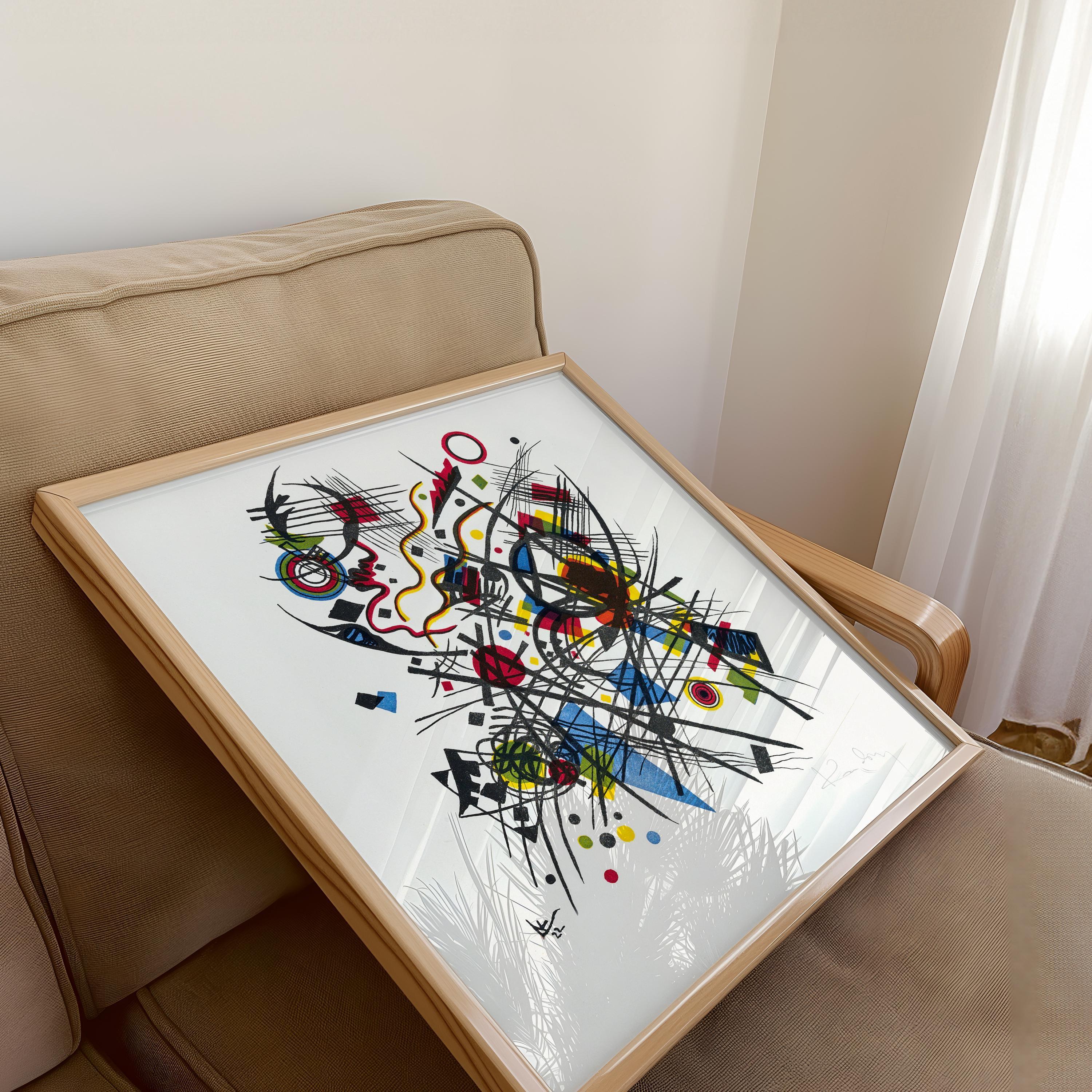 Wassily Kandinsky - Lithograph for the Fourth Bauhaus Portfolio PRINT | Famous Midcentury Modern Art (available framed) 1x1 - 9ArtPrints