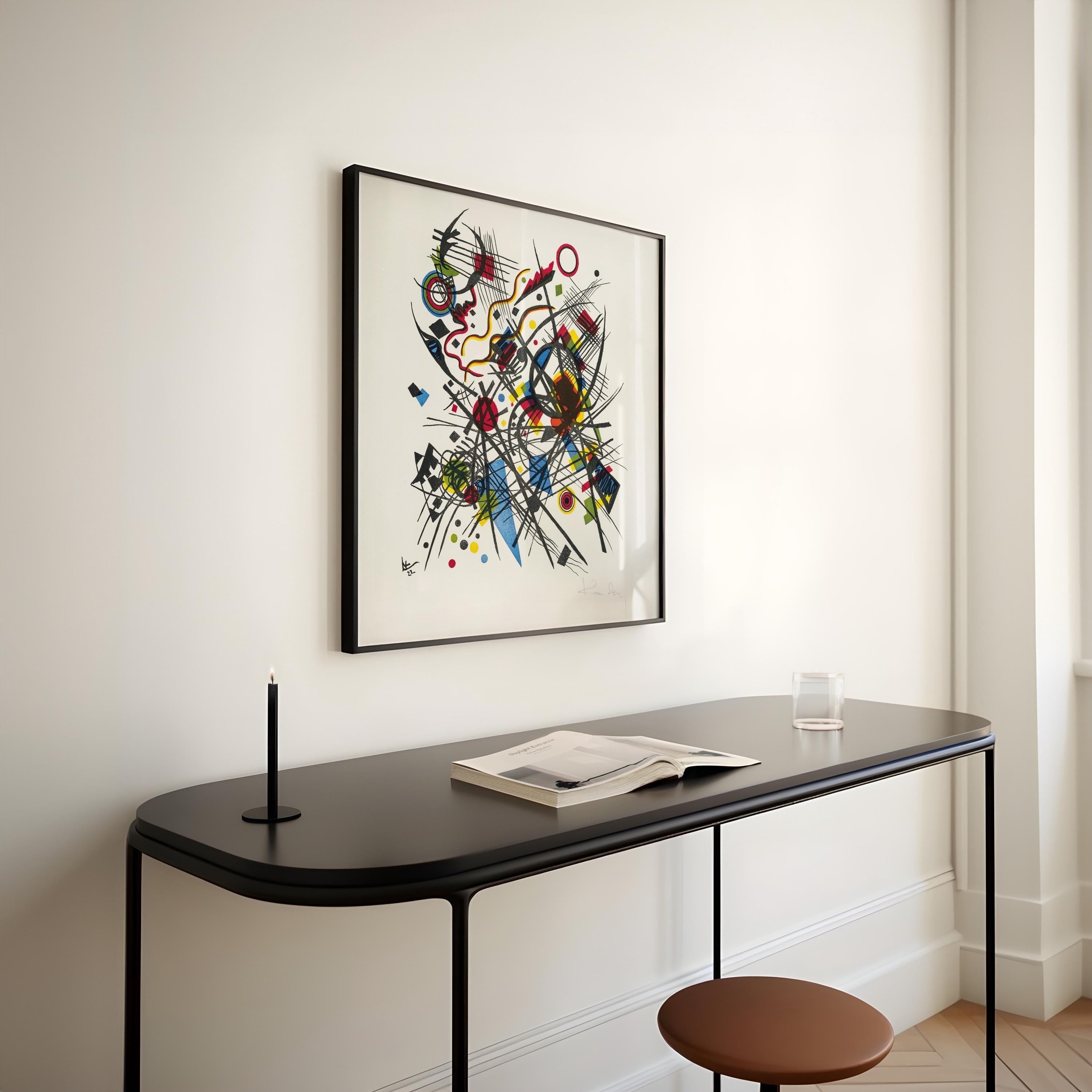 Wassily Kandinsky - Lithograph for the Fourth Bauhaus Portfolio PRINT | Famous Midcentury Modern Art (available framed) 1x1 - 9ArtPrints
