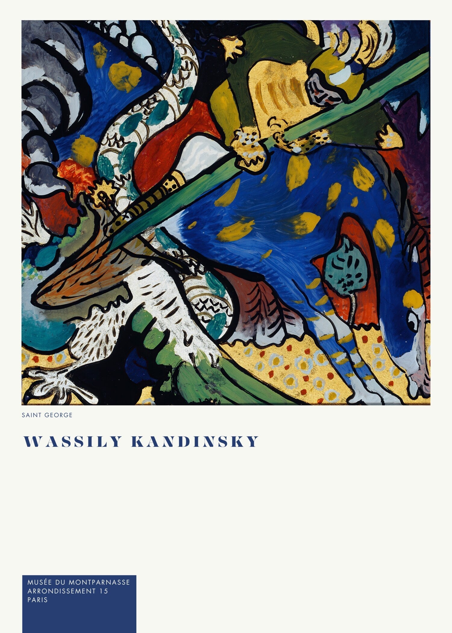 Wassily Kandinsky — St. George | Fine Art Print - 9ArtPrints