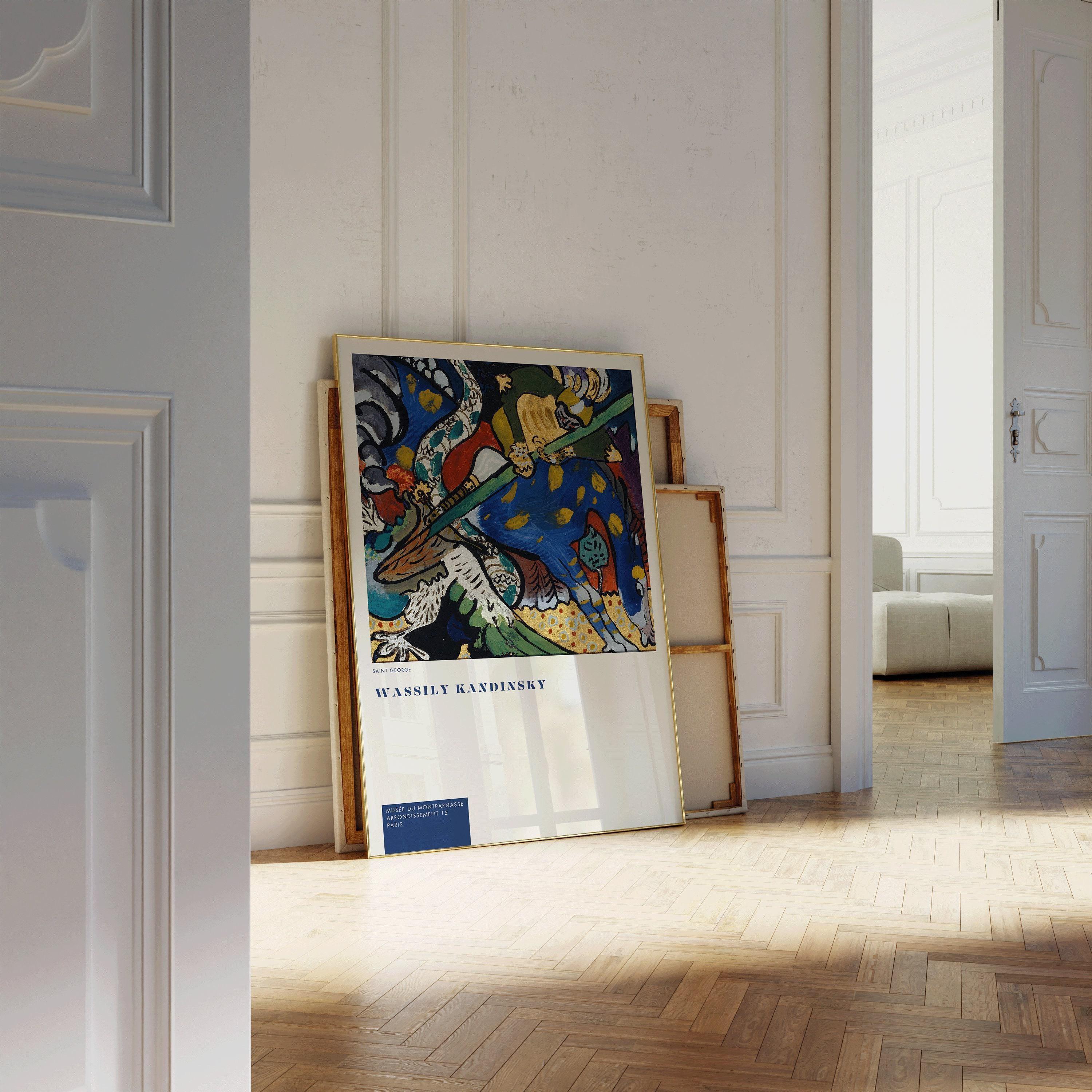 Wassily Kandinsky - St. George | Modern Abstract Art (available handframed or unframed) - 9ArtPrints