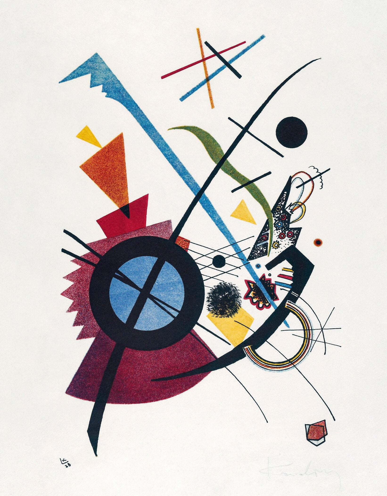 Wassily Kandinsky — Violett | Bauhaus Abstract Fine Art Print - 9ArtPrints