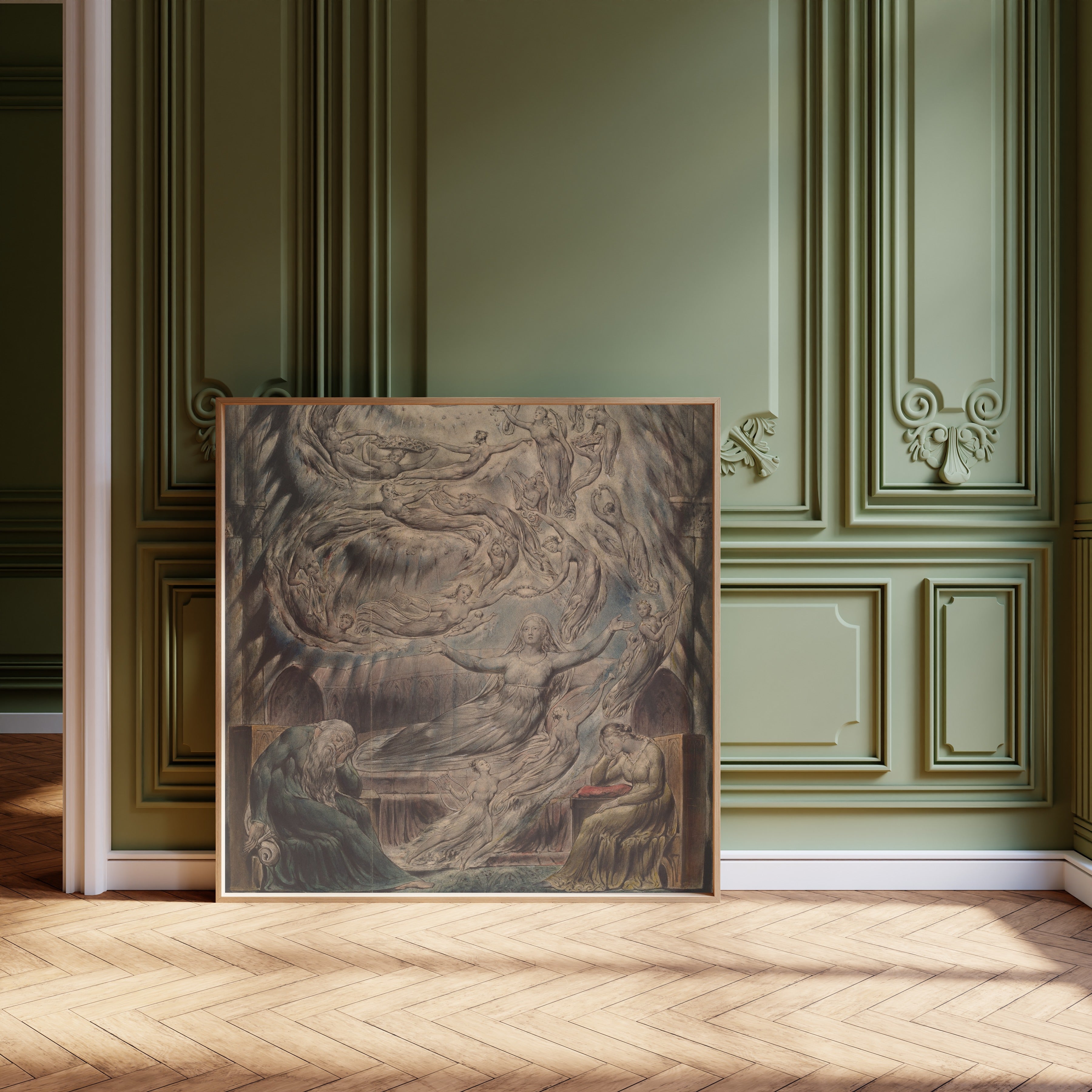 William Blake — Queen Katherine's Dream | Fine Art Giclée Print - 9ArtPrints