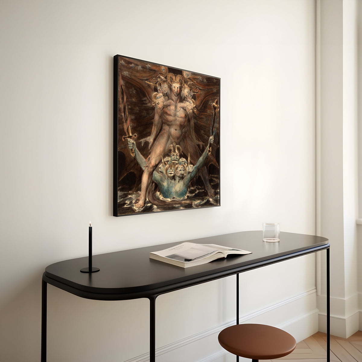 William Blake — The Great Red Dragon and the Beast from the Sea | Fine Art Giclée Print - 9ArtPrints