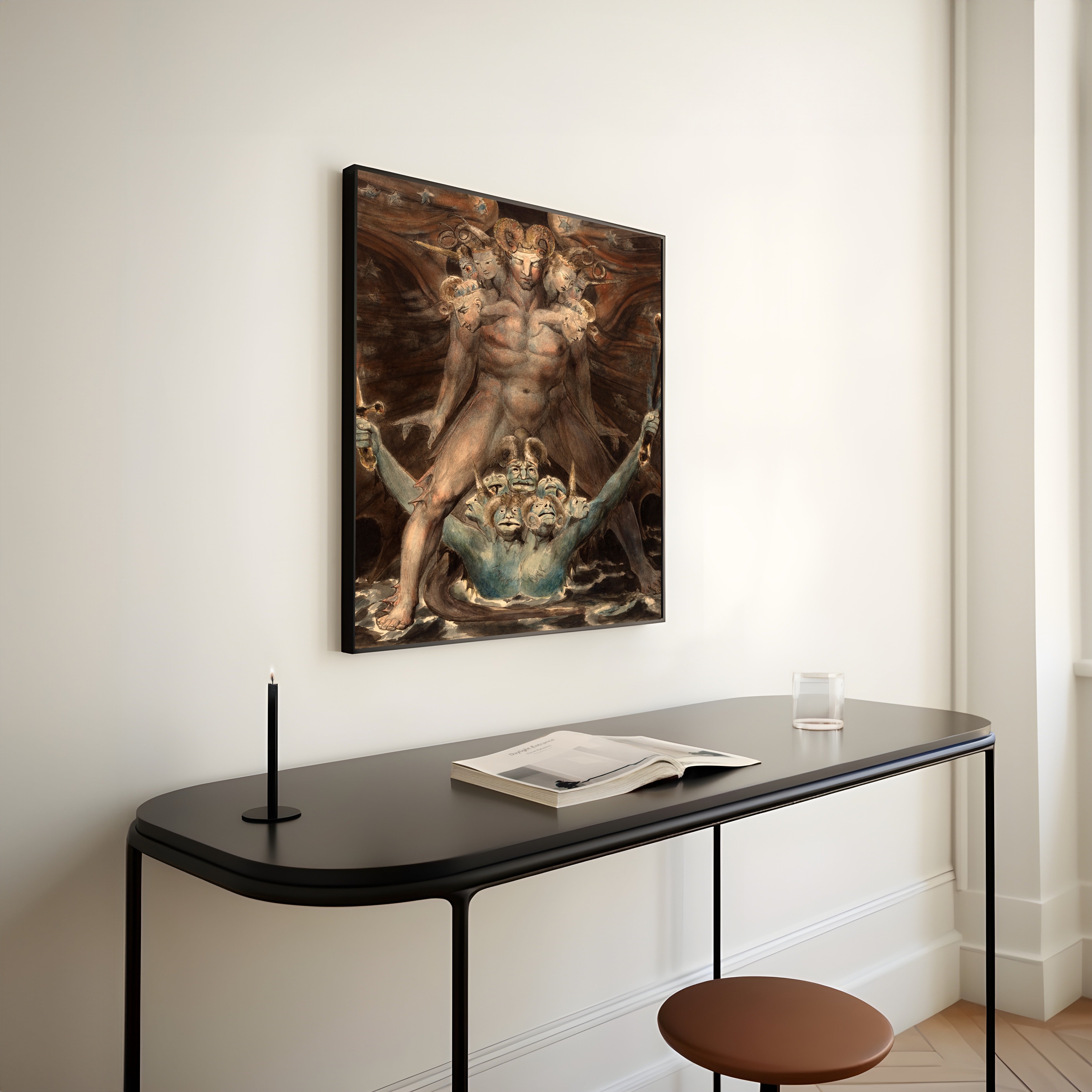 William Blake — The Great Red Dragon and the Beast from the Sea | Fine Art Giclée Print - 9ArtPrints