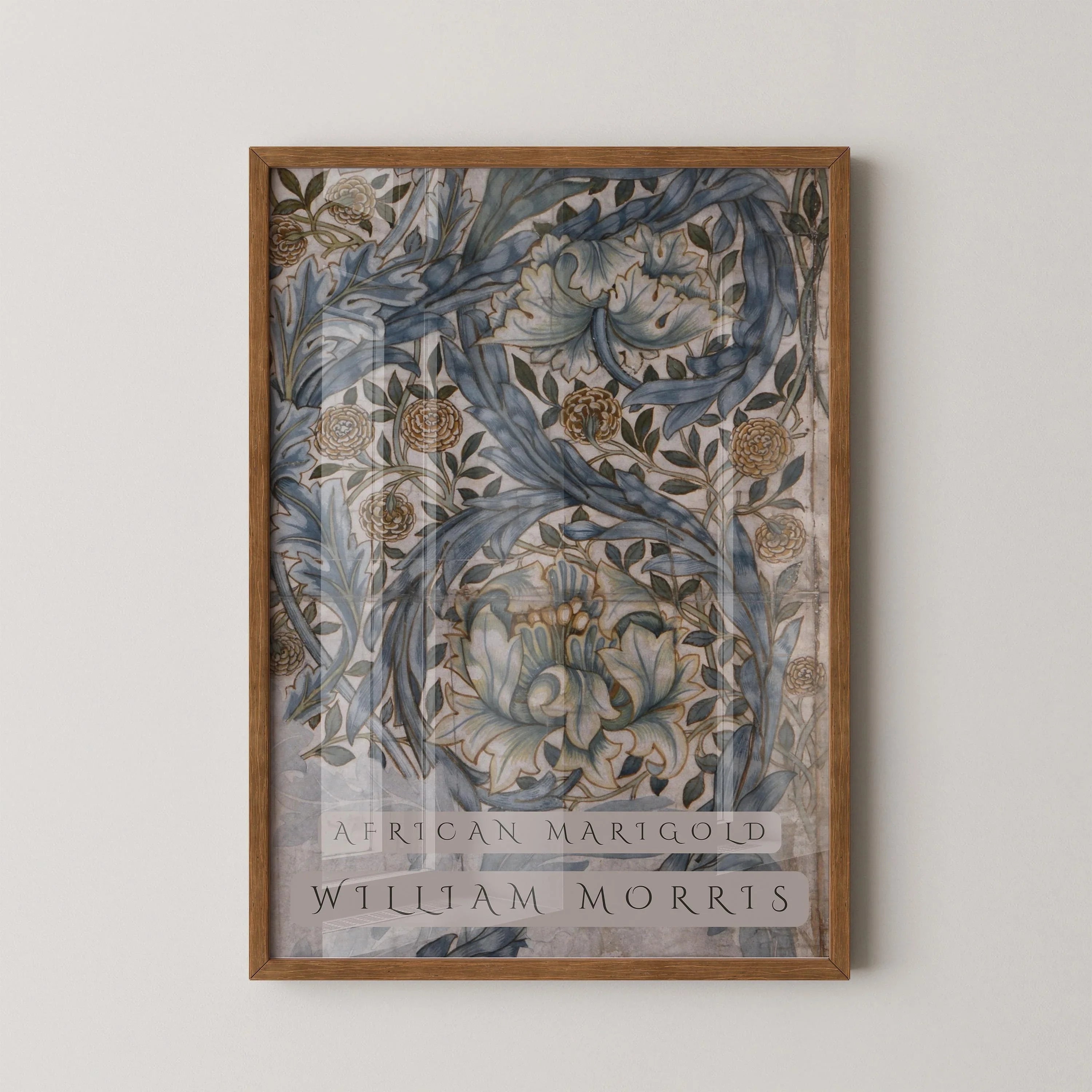 William Morris African Marigold Print: Vintage Botanical Art - 9ArtPrints