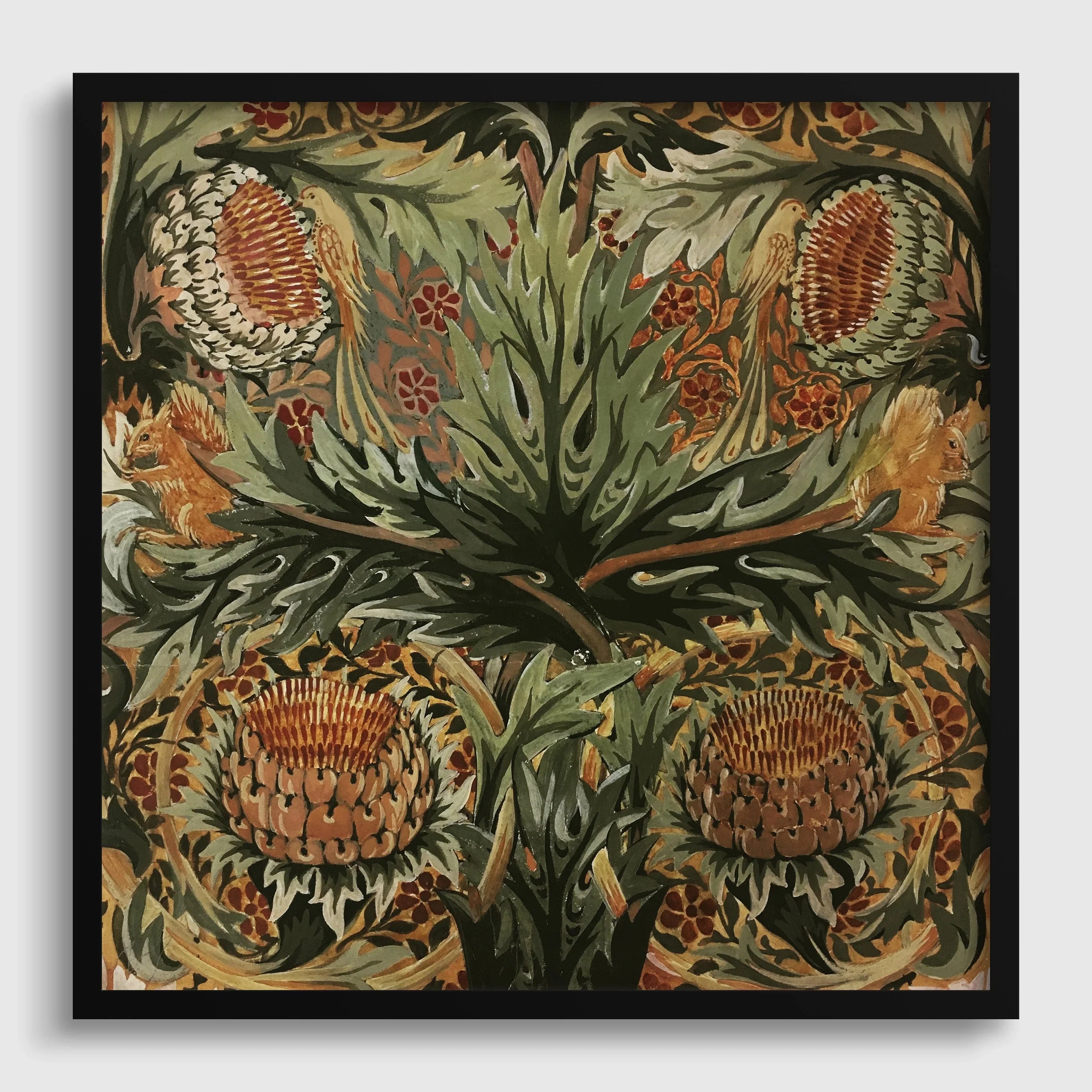 William Morris - Artichokes, Birds and Squirrels | Our Magnificent Bestseller & Statement Piece - 9ArtPrints