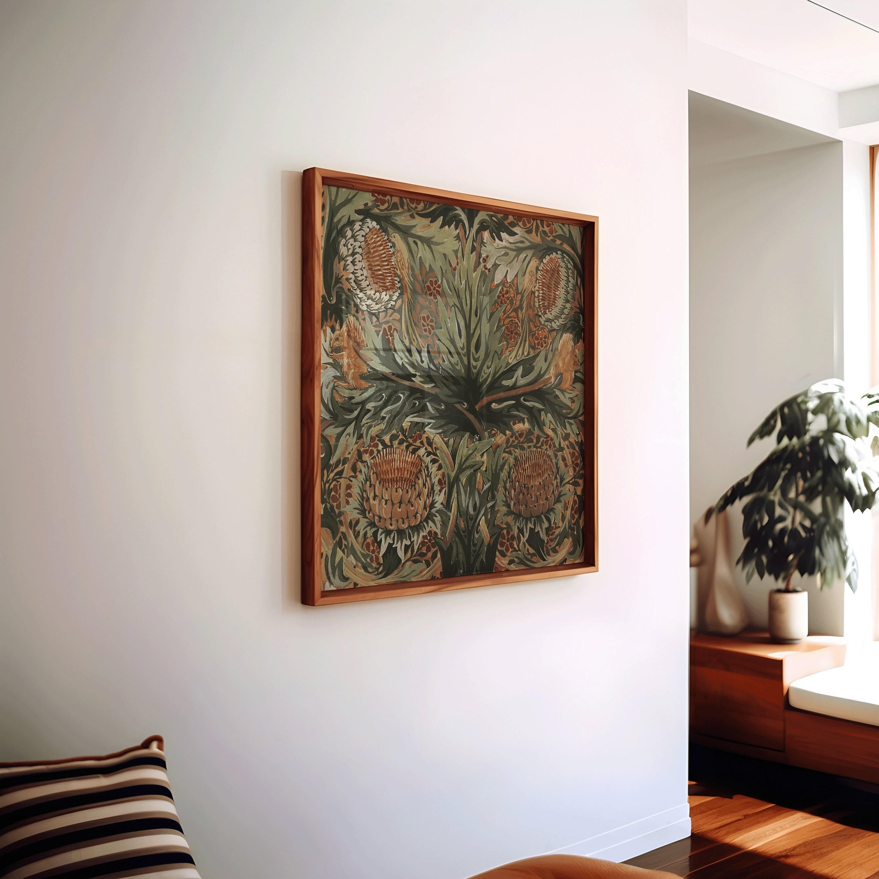 William Morris - Artichokes, Birds and Squirrels PRINT | Our Magnificent Bestseller and Statement Piece available framed 1X1 - 9ArtPrints