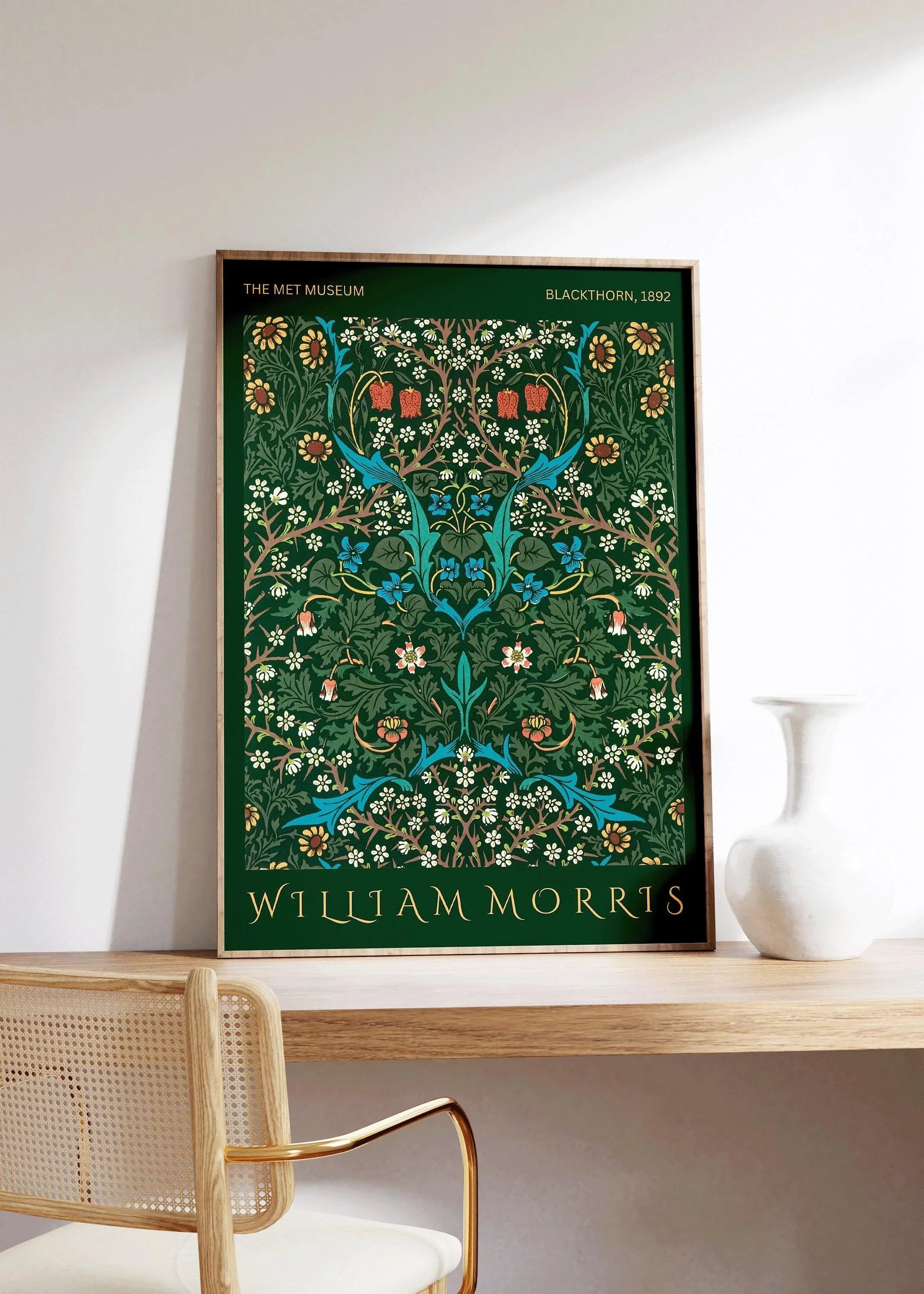 William Morris Blackthorne Print: Vintage Botanical Art, Giclee Paper - 9ArtPrints