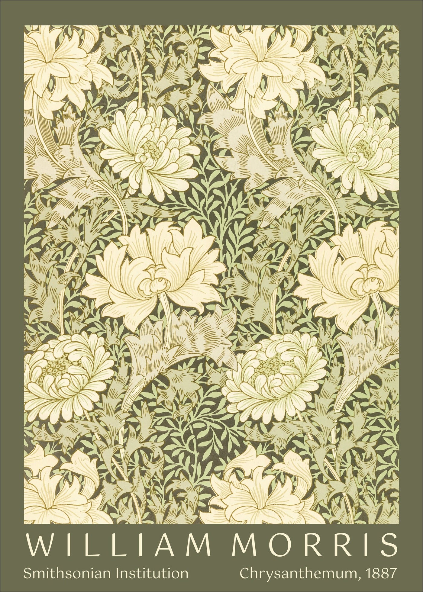 William Morris — Chrysanthemum | Botanical Art Print