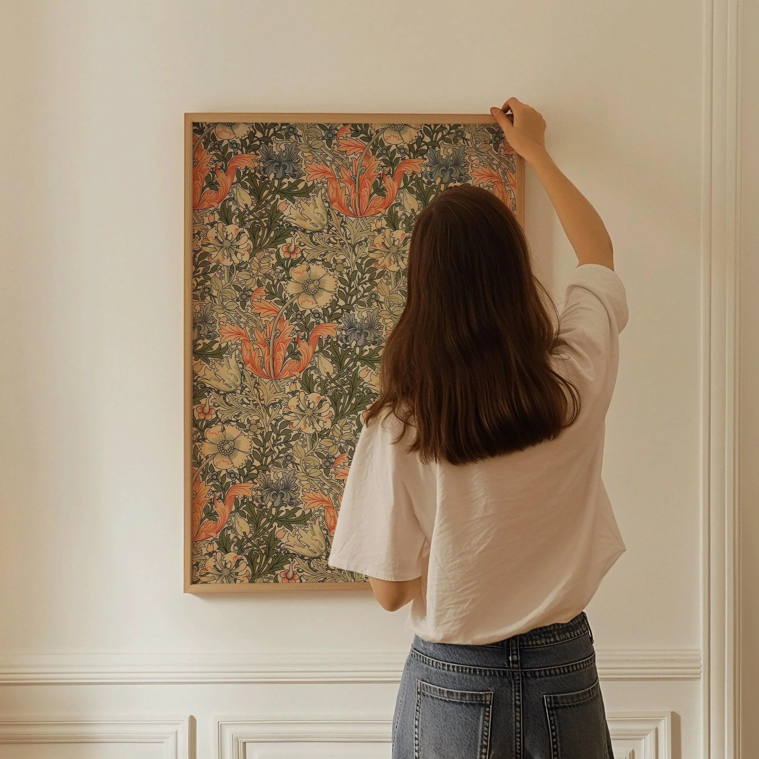 William Morris - Compton PRINT | Vintage Botanical Art by John Henry Dearle for the William Morris Gallery (available framed) - 9ArtPrints