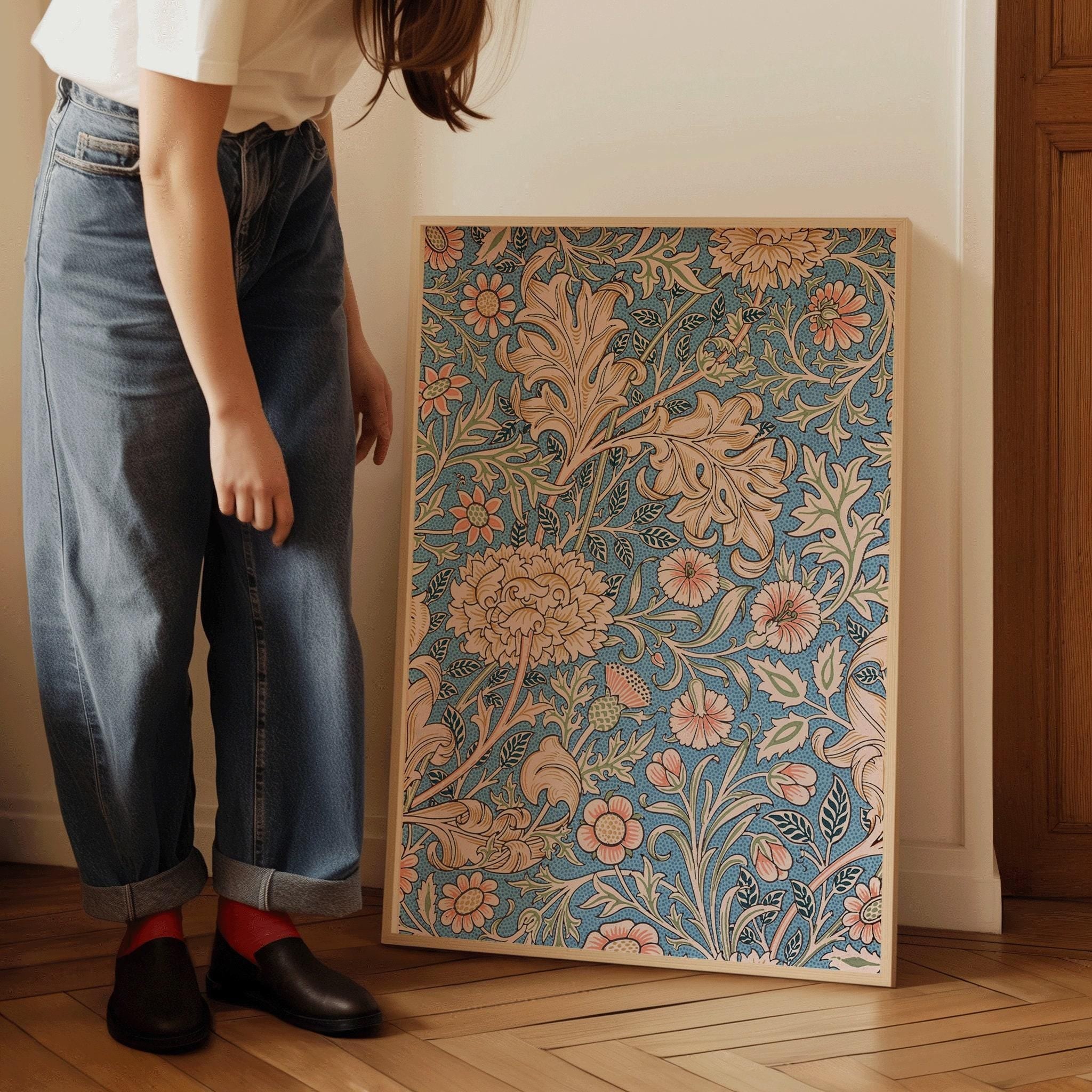 William Morris - Double Bough PRINT | Vintage Botanical Poster by John Henry Dearle - 9ArtPrints