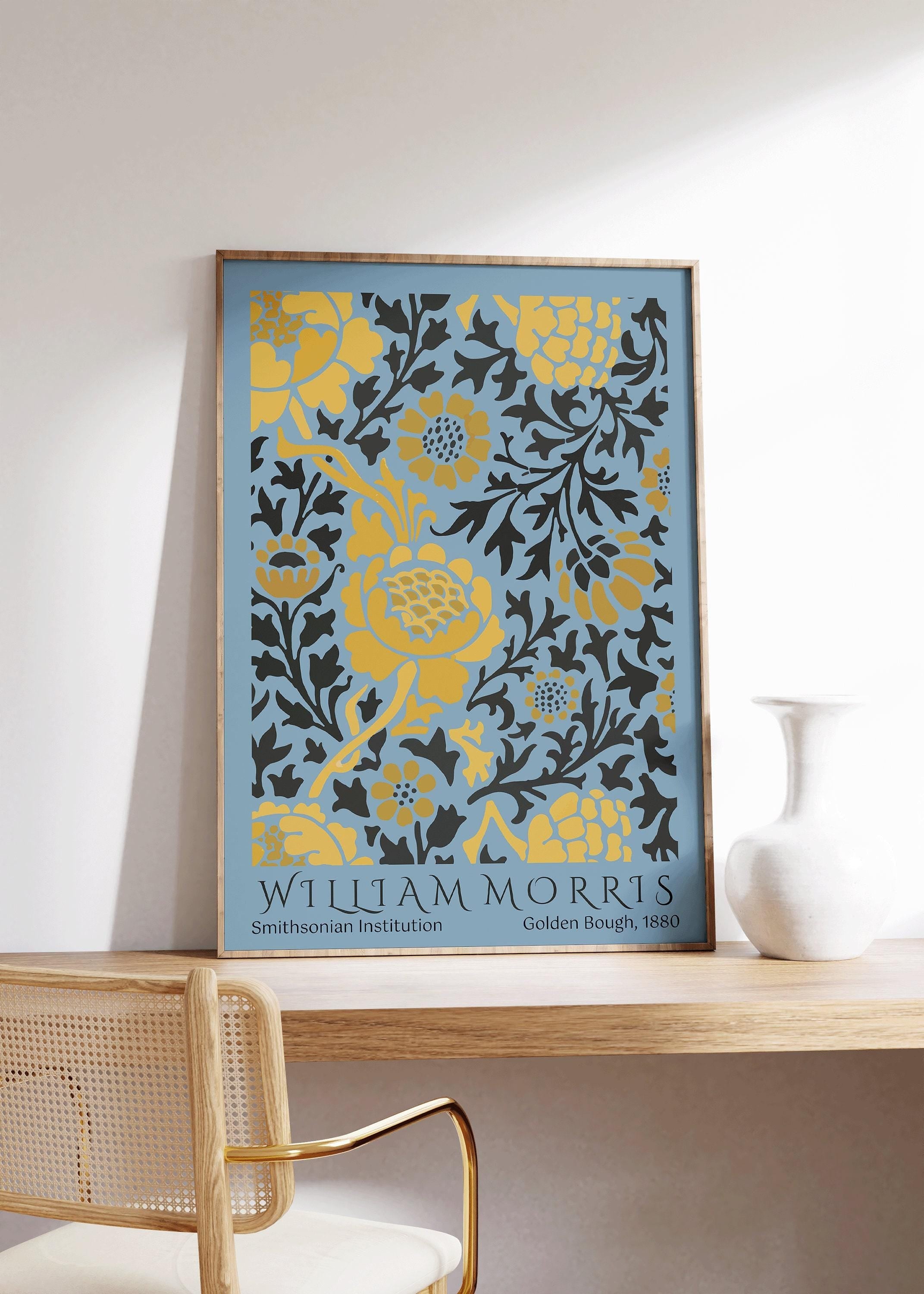 William Morris - Golden Bough PRINT | Vintage Botanical Pattern Poster
