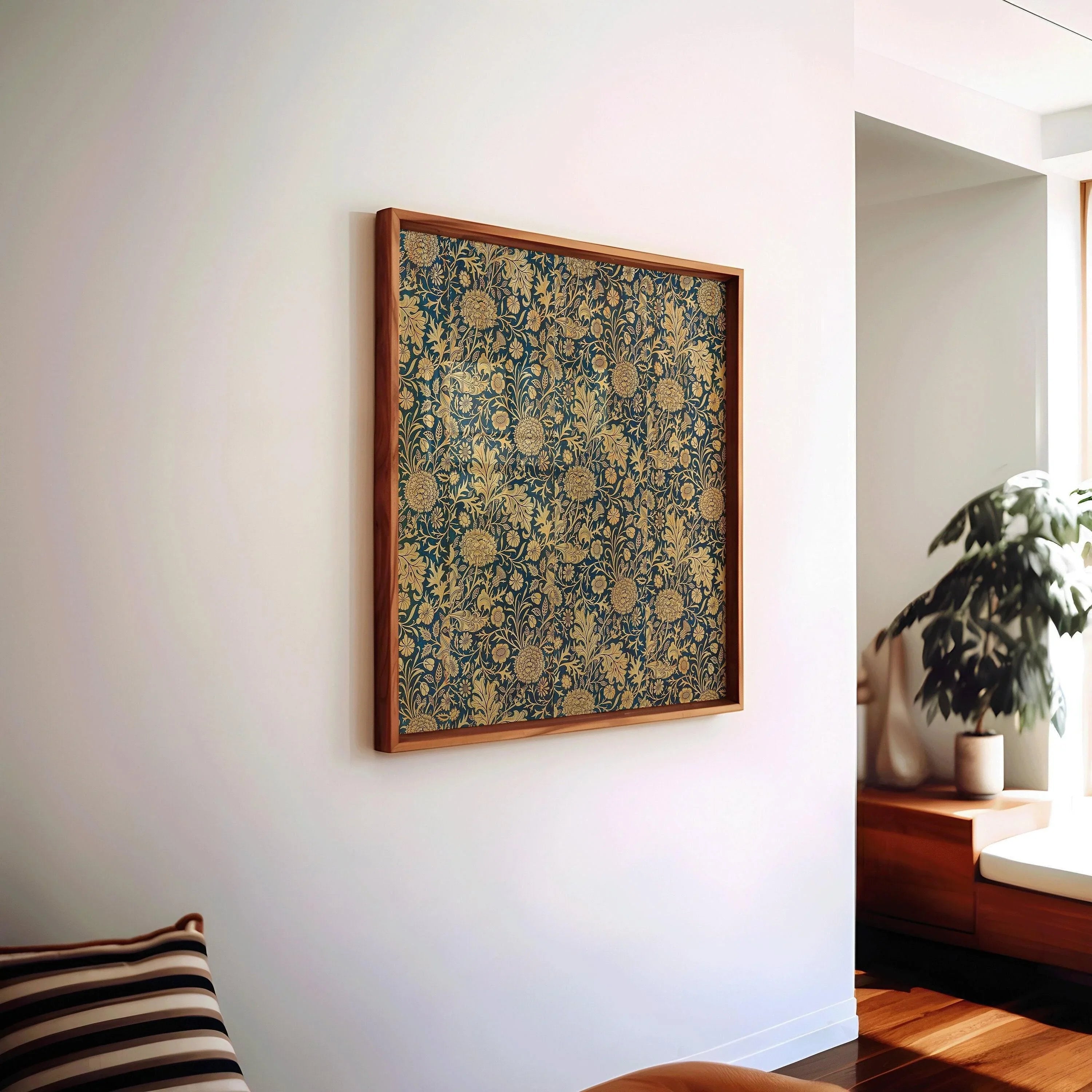 William Morris - John Henry Dearle (Cherwell) PRINT | Vintage Botanical Pattern (available handframed or unframed) 1x1 - 9ArtPrints