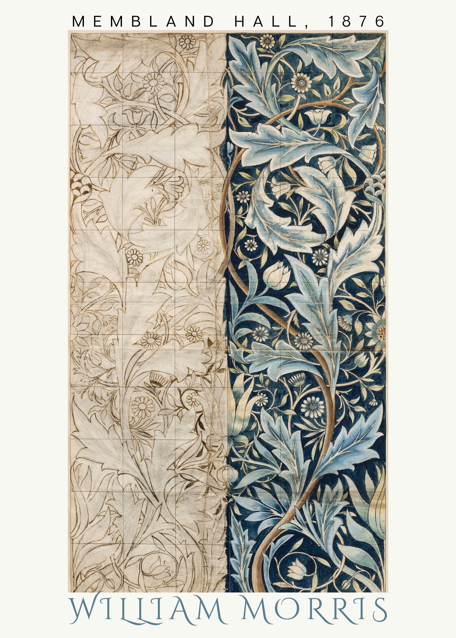 William Morris — Membland Hall | Botanical Art Print - 9ArtPrints