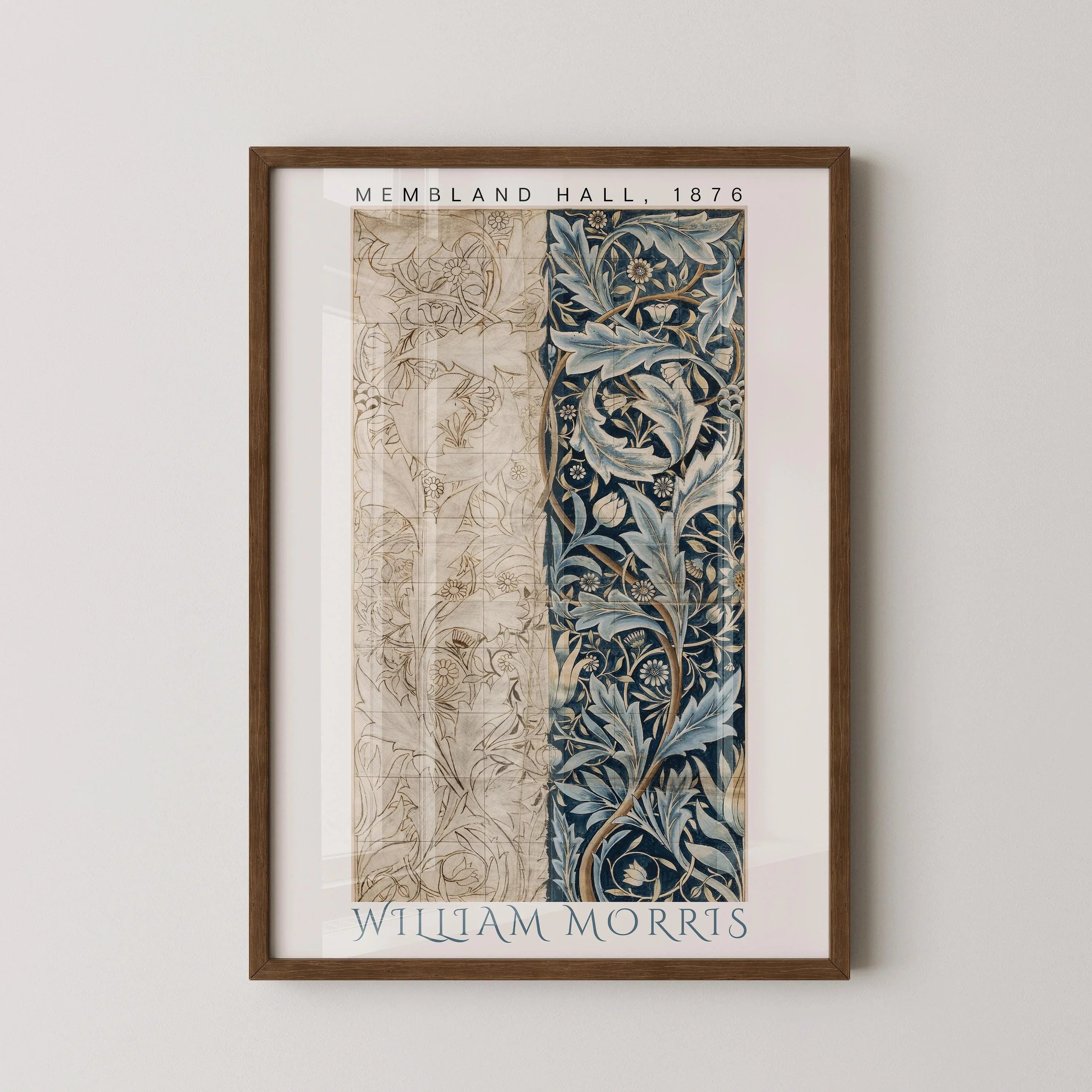 William Morris Membland Hall Print: Vintage Botanical Art - 9ArtPrints