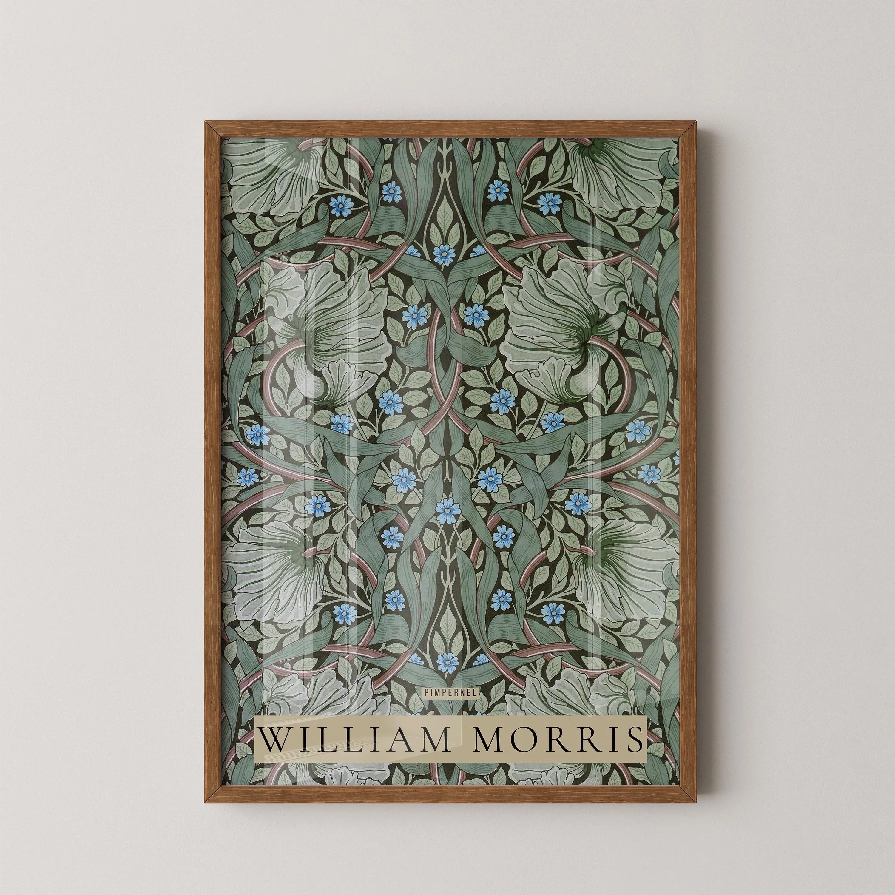 William Morris - Pimpernel PRINT | Vintage Floral Art