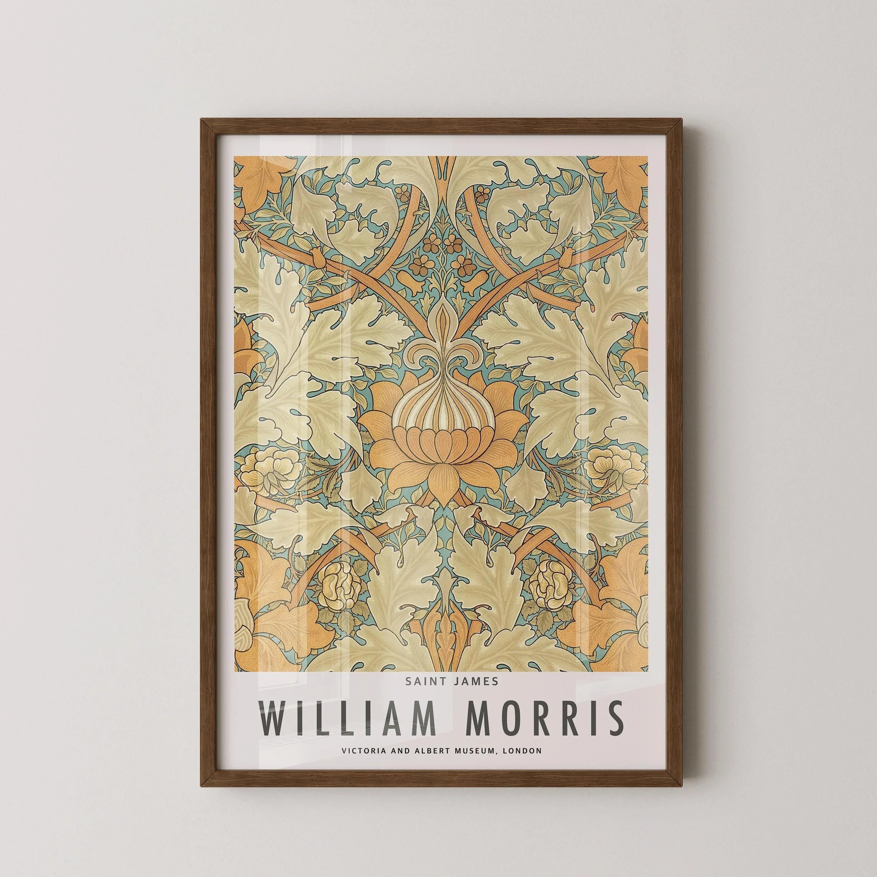 William Morris - St. James 2 PRINT | Vintage Botanical Pattern Poster