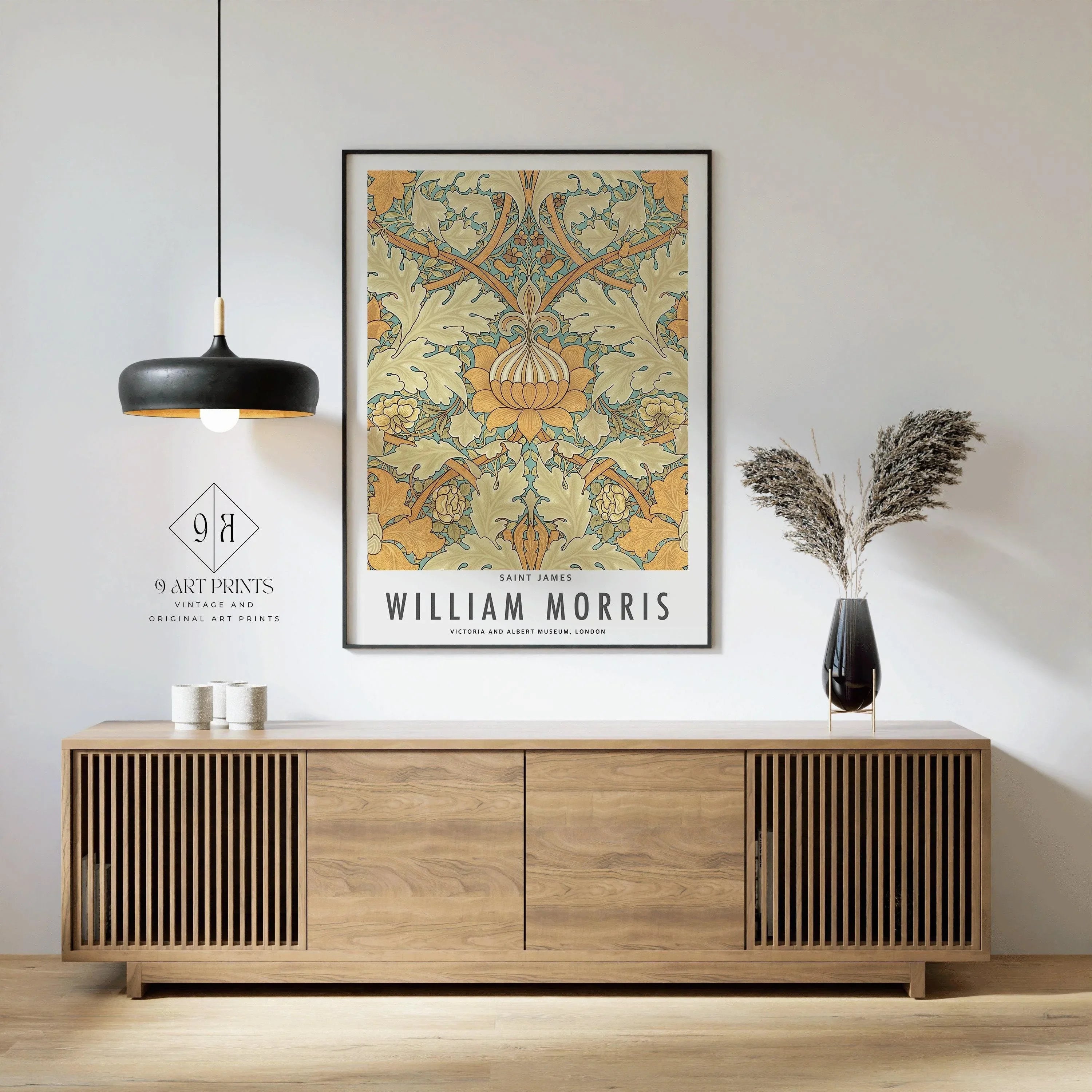 William Morris - St. James 2 PRINT | Vintage Botanical Pattern Poster