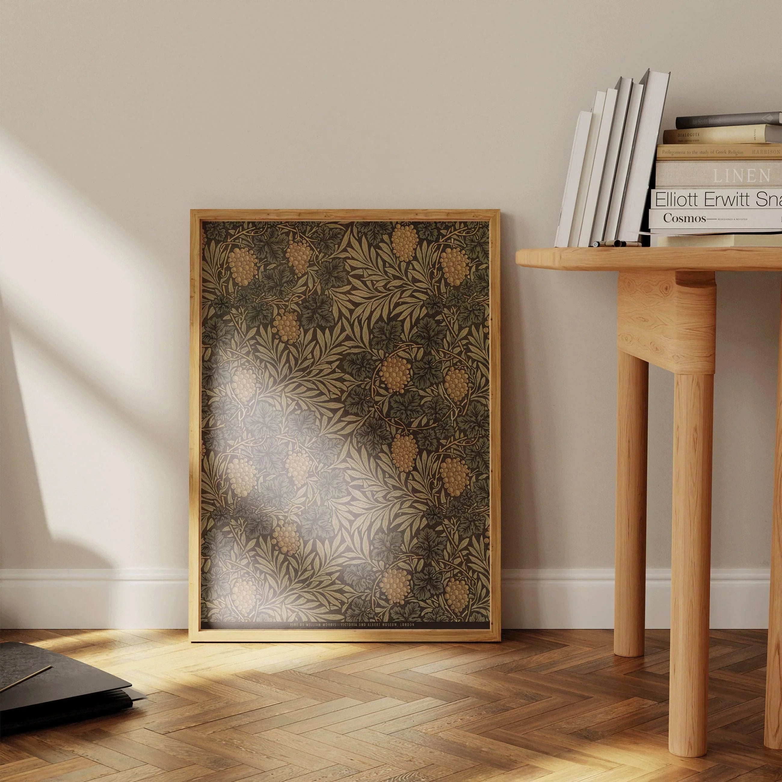 William Morris - Vine PRINT | Vintage Botanical Pattern in Brown