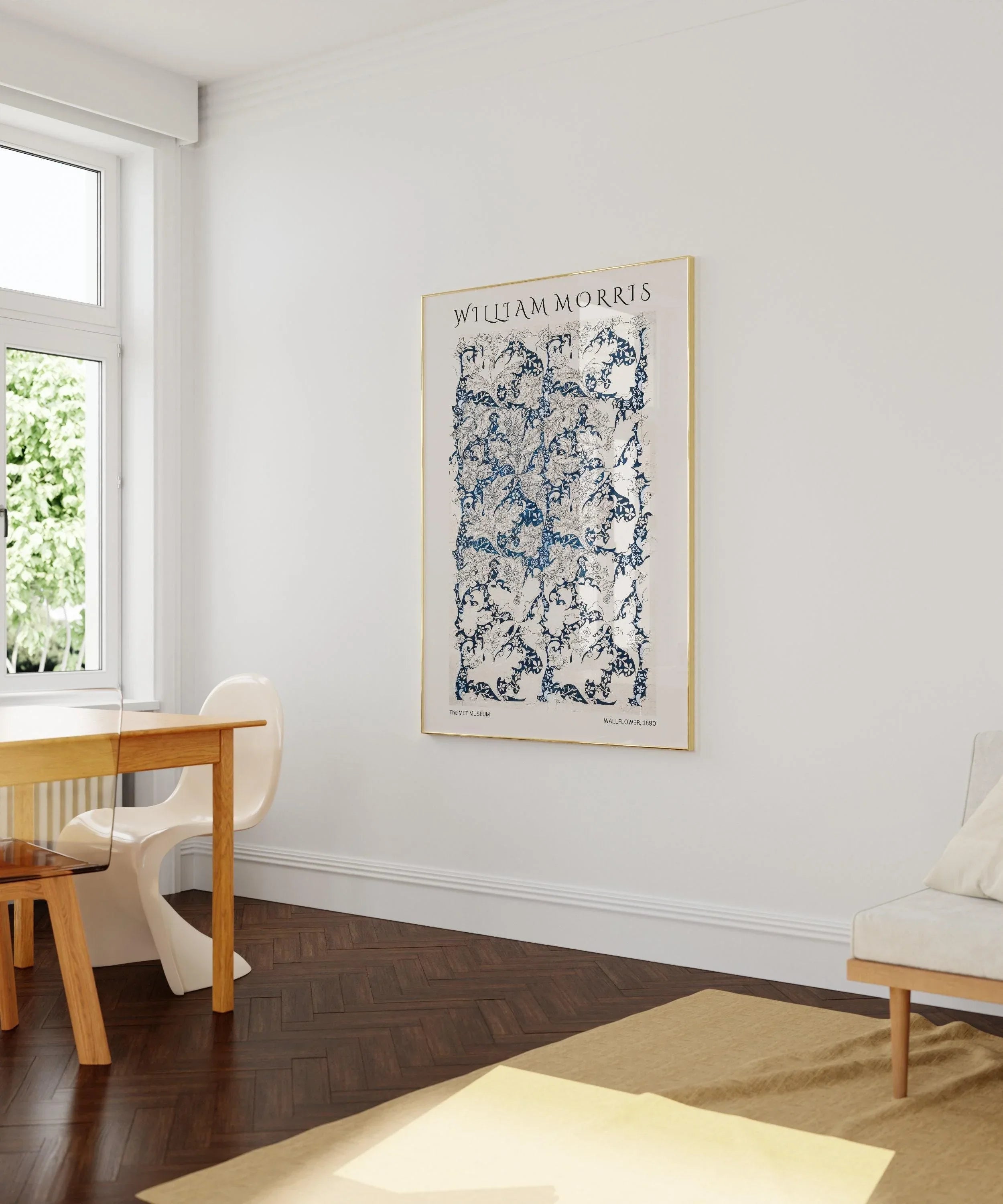 William Morris - Wallflower PRINT | Vintage Botanical Pattern Poster