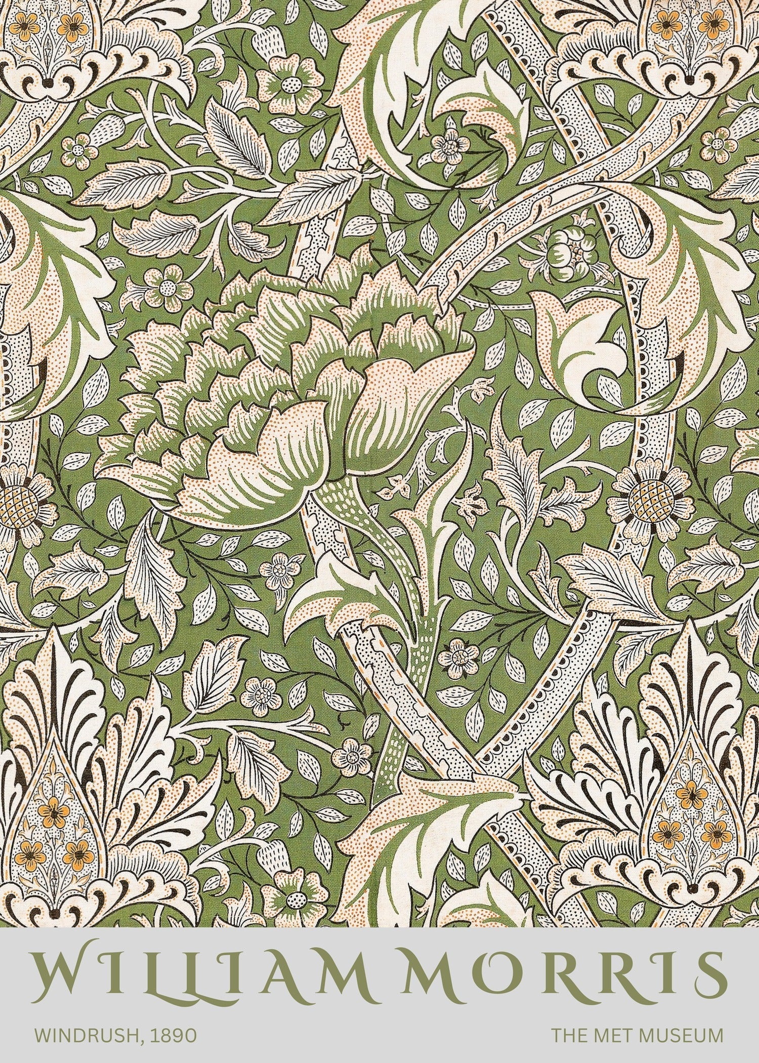 William Morris — Windrush | Botanical Art Print - 9ArtPrints