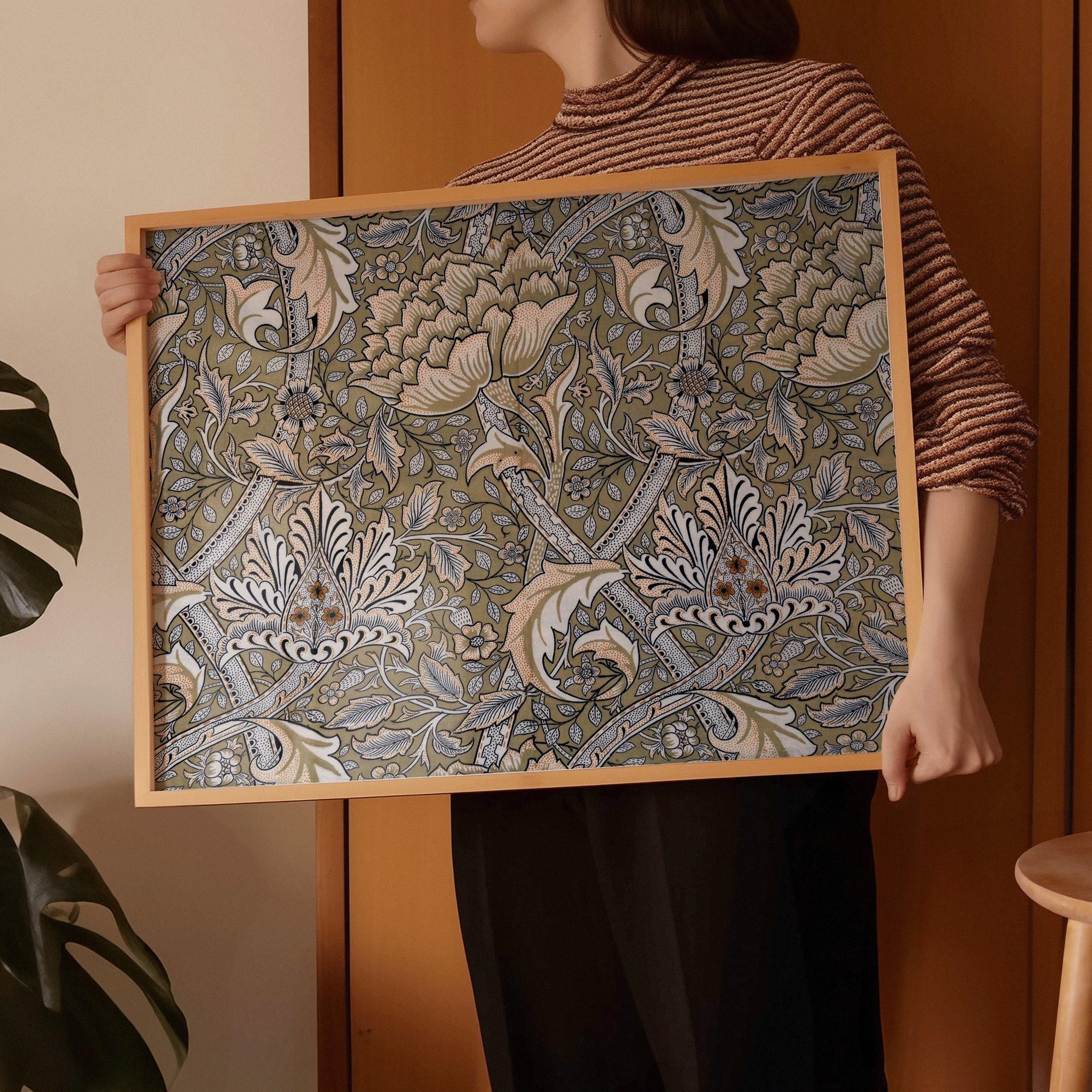 William Morris - Windrush PRINT | Vintage Pattern Print in Sage Green