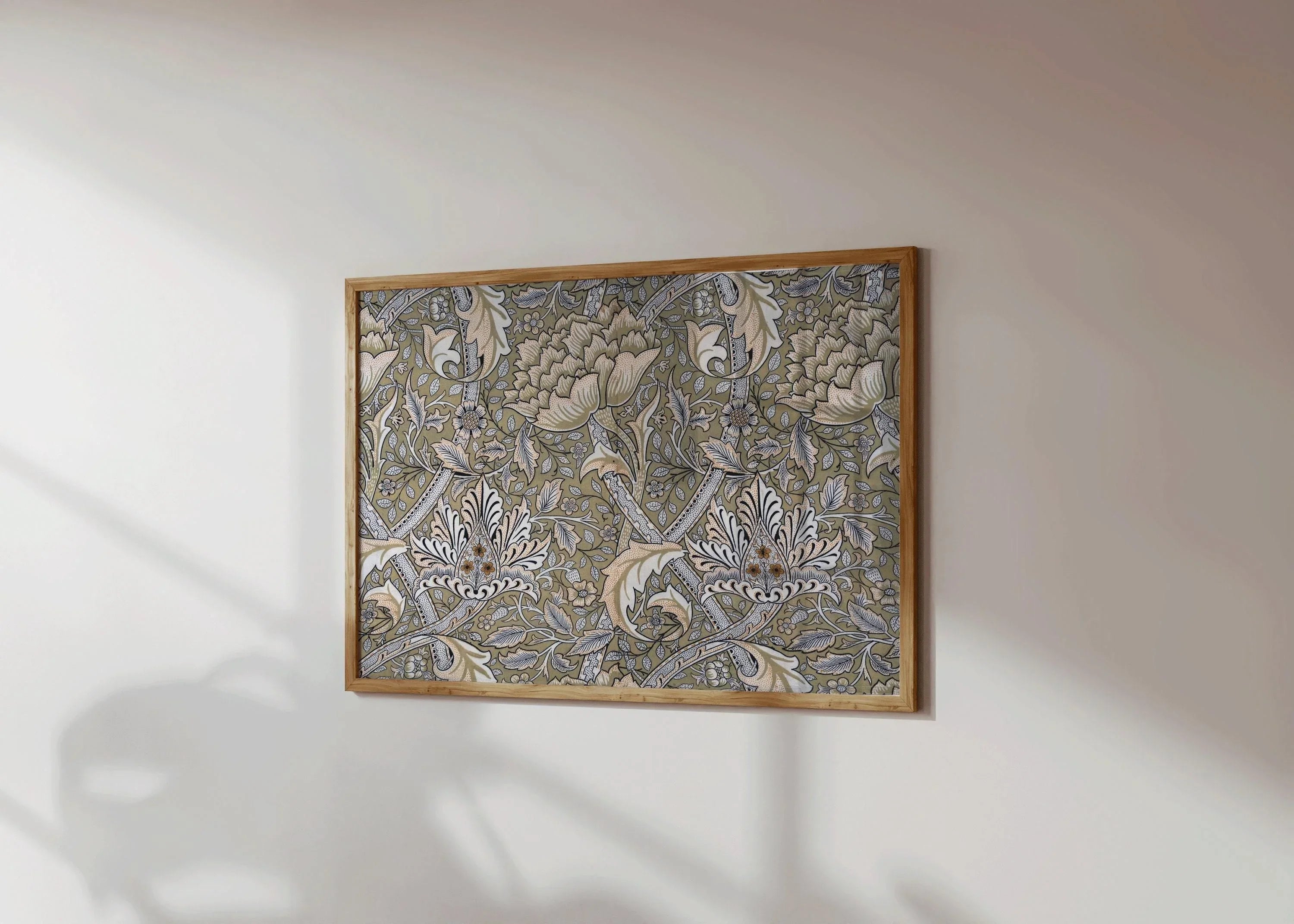 William Morris - Windrush PRINT | Vintage Pattern Print in Sage Green