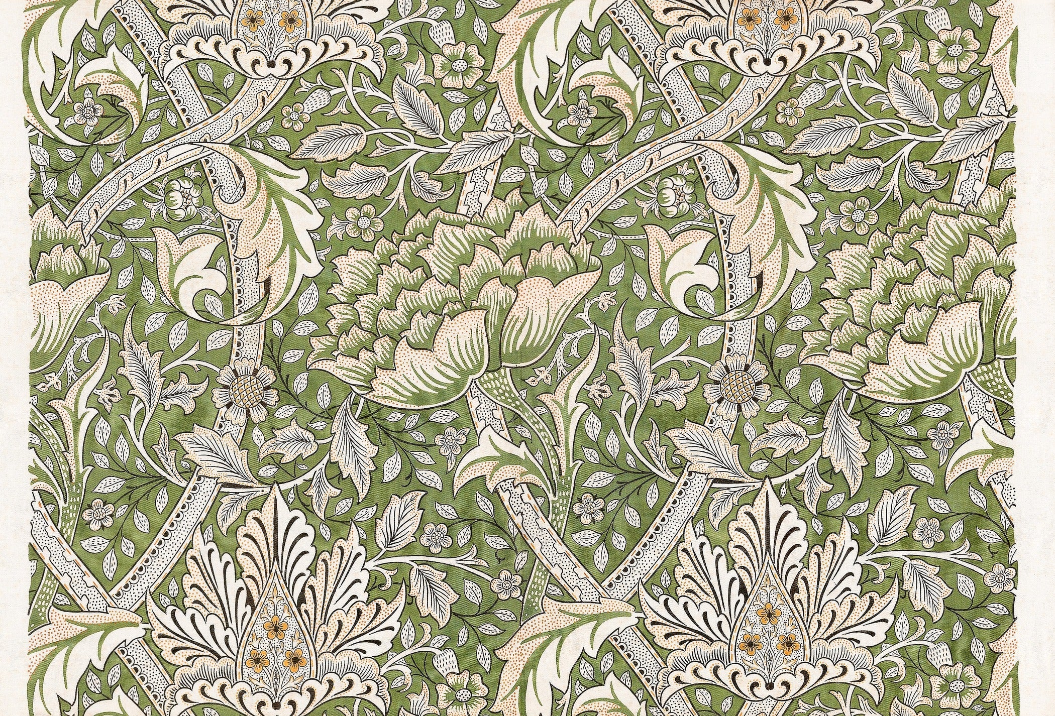William Morris — Windrush (Sage Green) | Botanical Art Print - 9ArtPrints