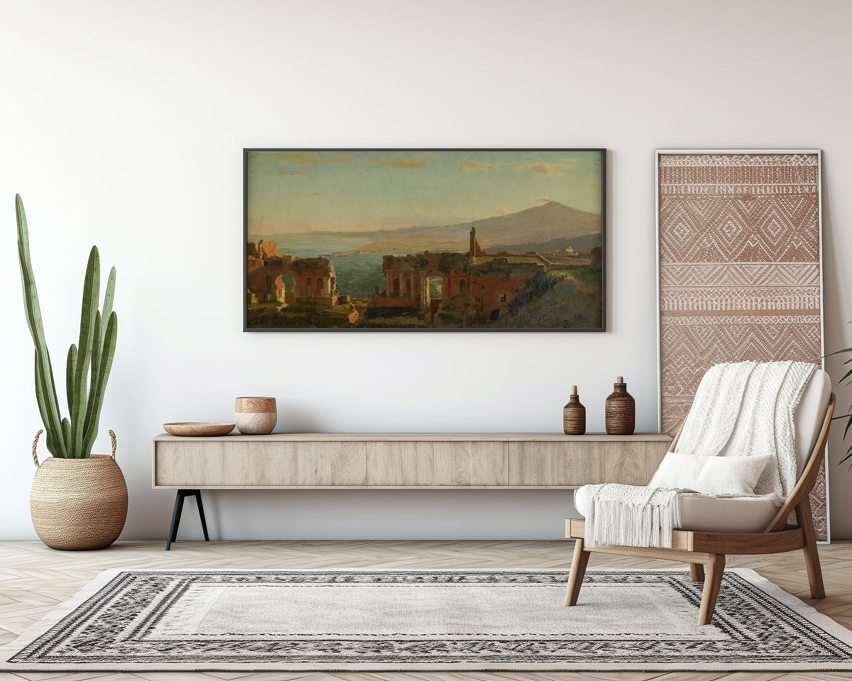 William Stanley Haseltine — Mt. Aetna | Landscape Fine Art Print