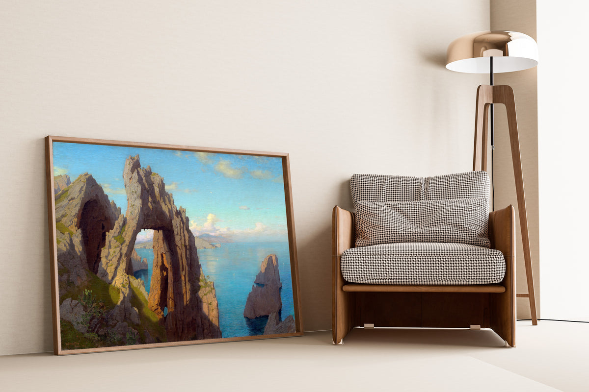William Stanley Haseltine — Natural Arch at Capri | Landscape Fine Art Print