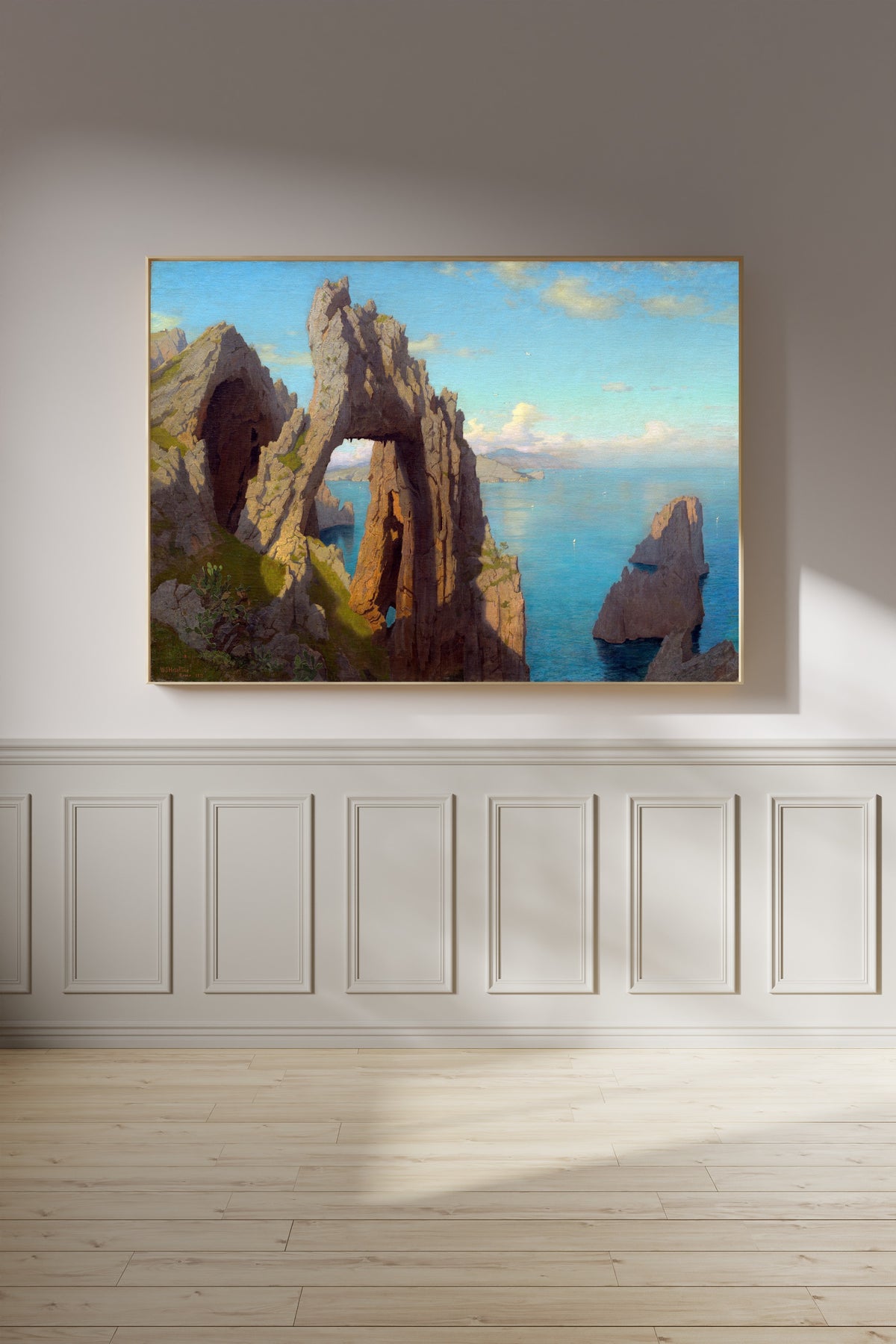 William Stanley Haseltine — Natural Arch at Capri | Landscape Fine Art Print